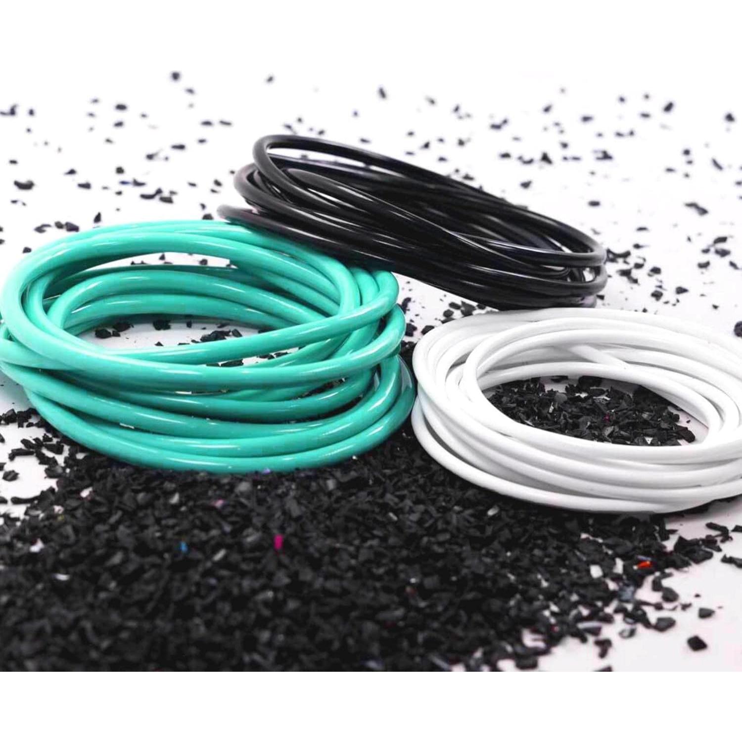 Conjunto de Cuerdas de Salto Elite Jumps PVC Ajustable 3 Pesos