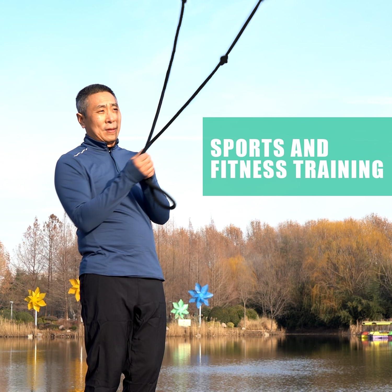 Cuerda de Ejercicio Lewitools Ajustable 280 cm para Boxeo y Fitness