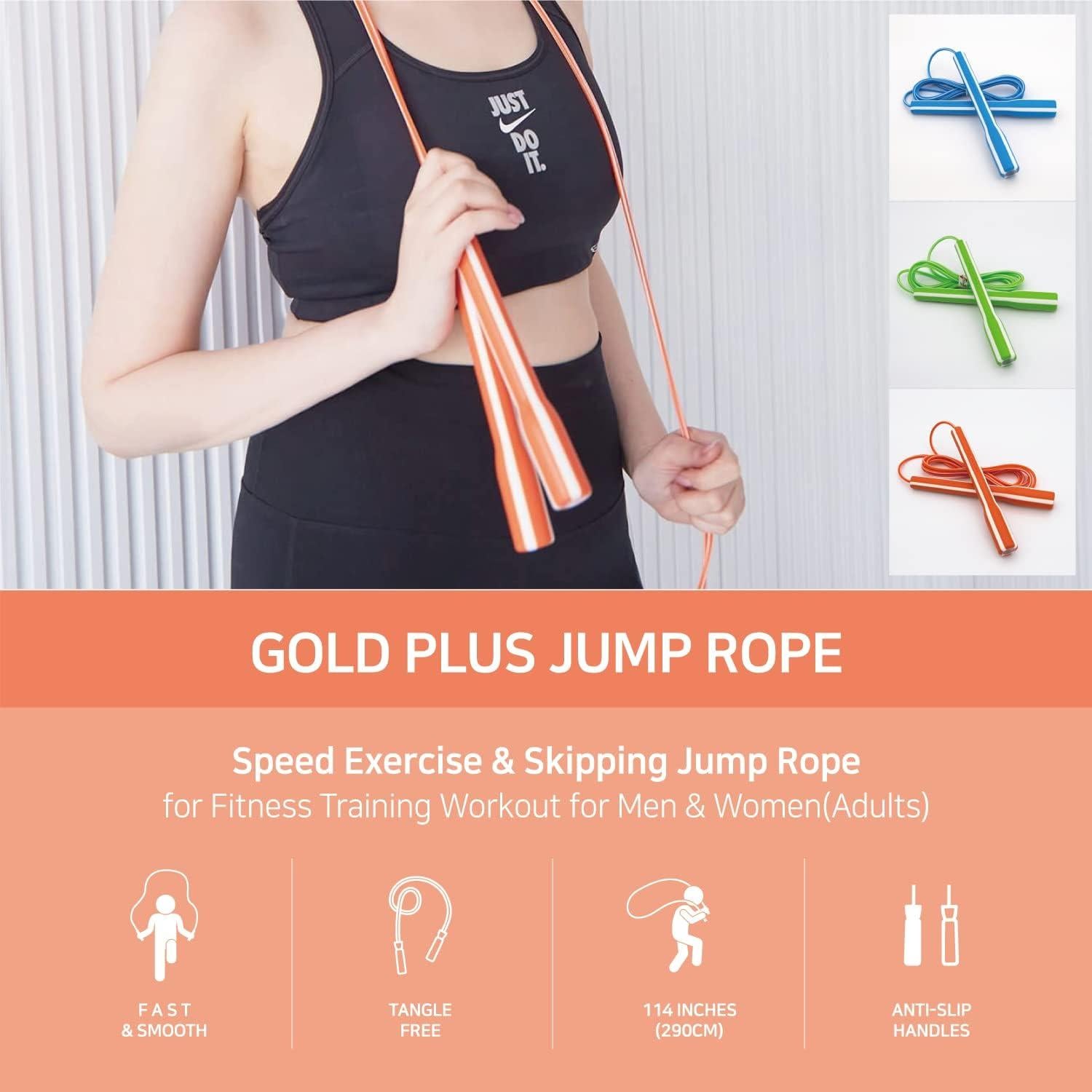 Cuerda de Saltar Ajustable KSY JUMP ROPE 290 cm Verde