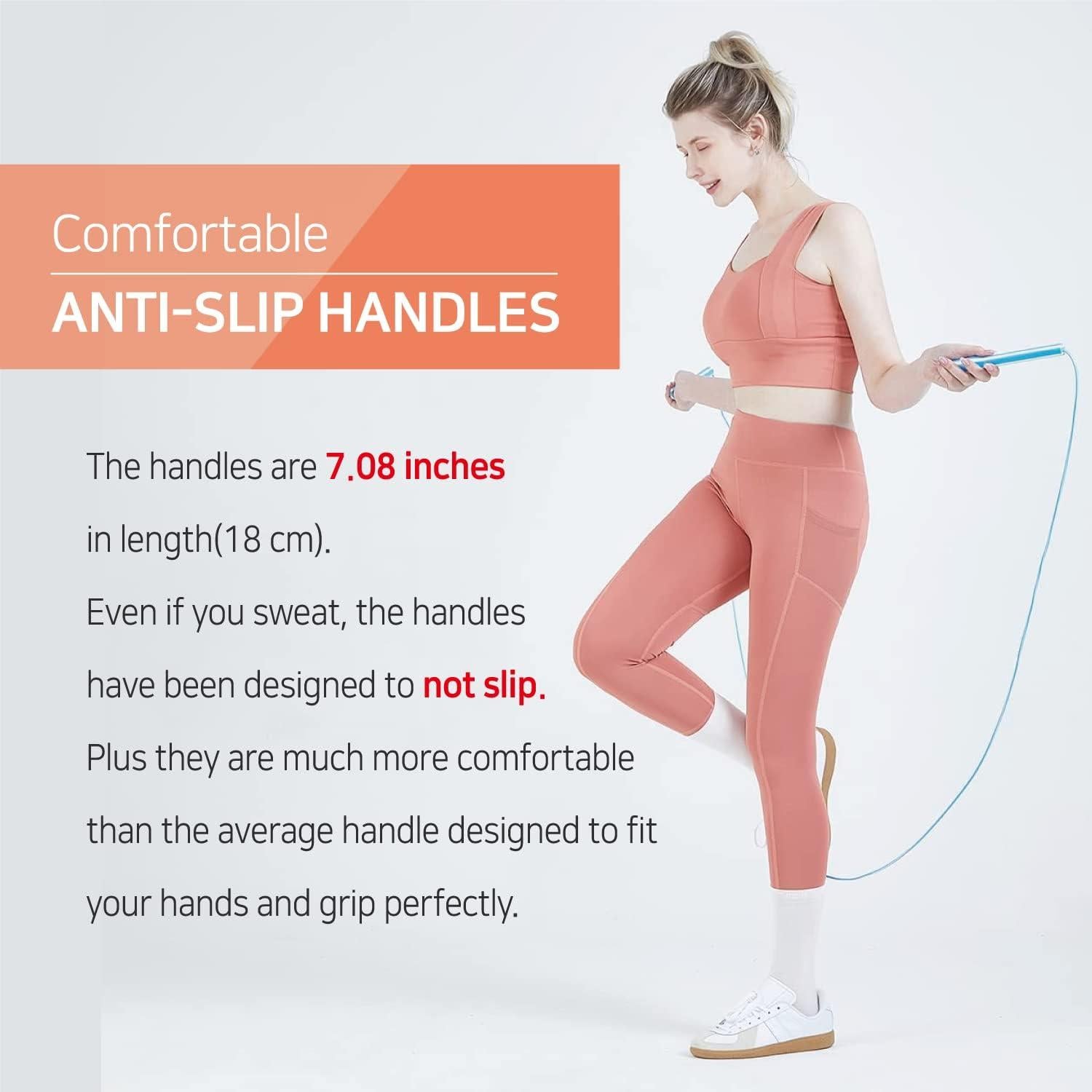 Cuerda de Saltar Ajustable KSY JUMP ROPE 290 cm Verde