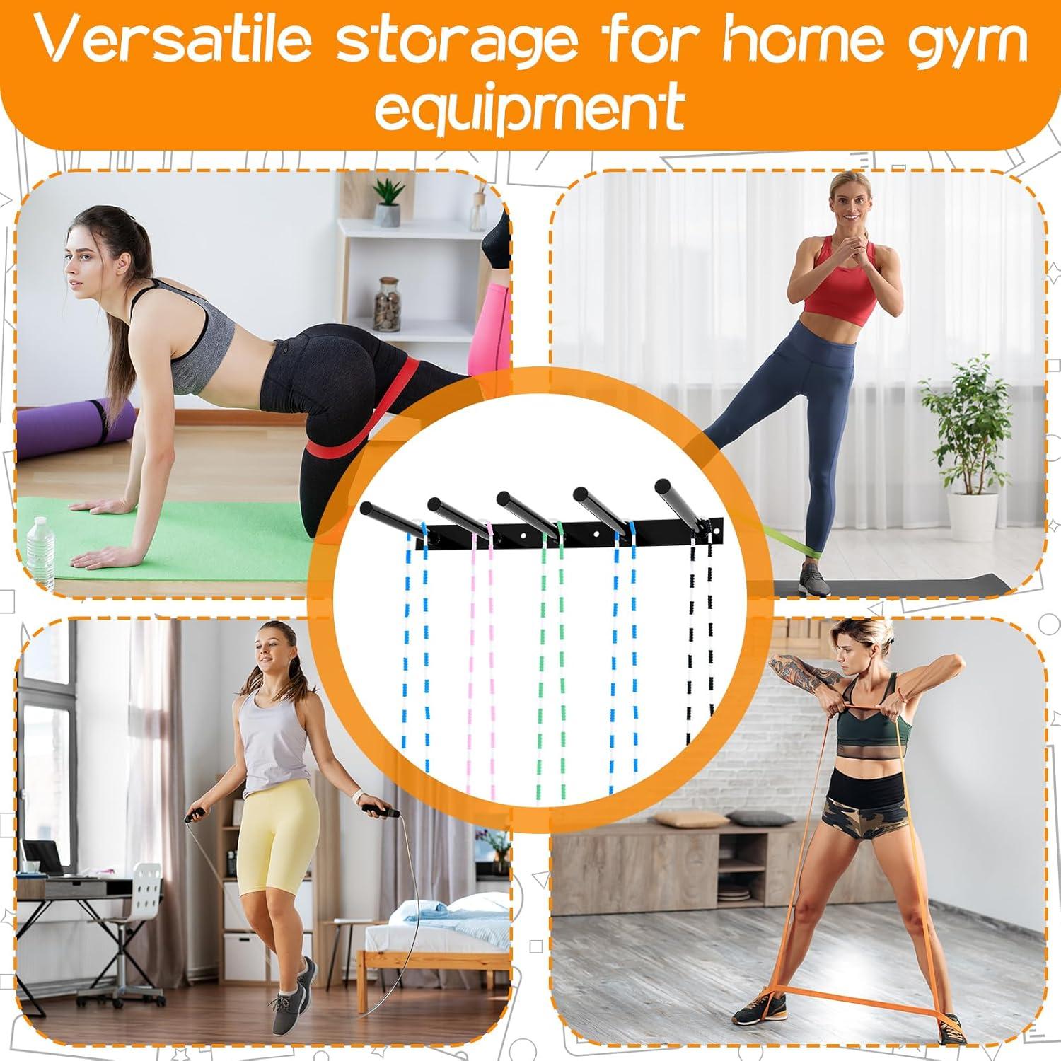 Soporte de Cuerda para Saltar Montado en Pared Shimeyao 63.5cm