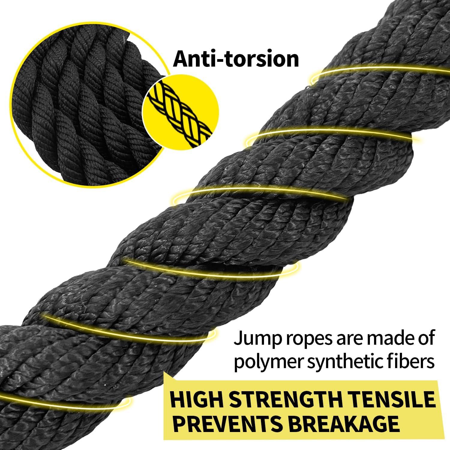 Cuerda de Salto con Peso Socpuro 1.09kg 2.8m para Fitness