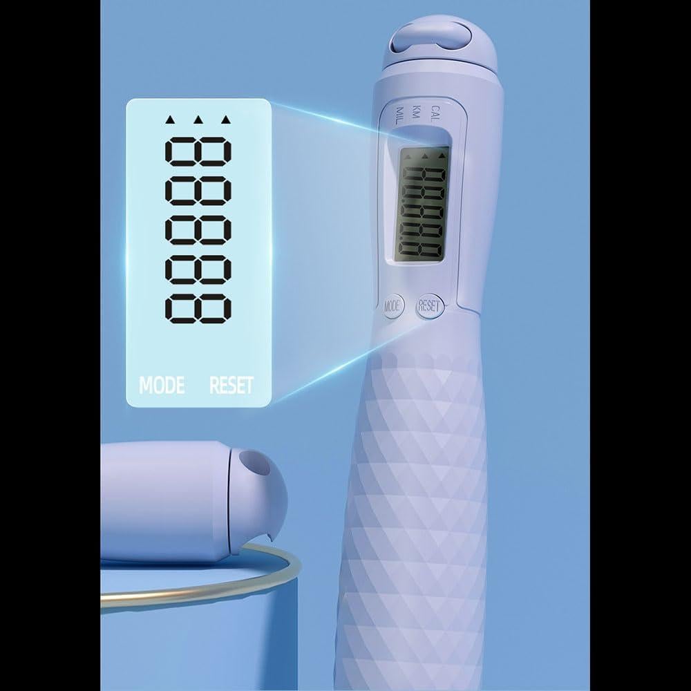 Cuerda de Salto Inalámbrica SCRAFTION con Contador LCD 2 en 1