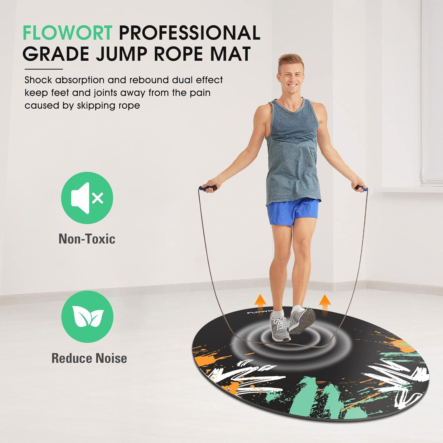 Alfombrilla de Ejercicio Antideslizante Flowort 121.9x91.4cm