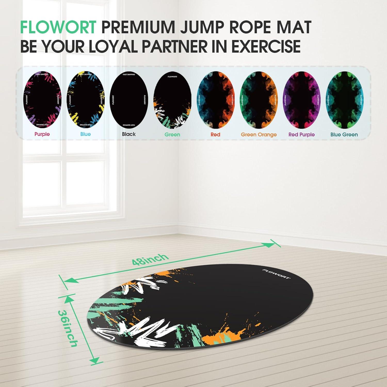 Alfombrilla de Ejercicio Antideslizante Flowort 121.9x91.4cm