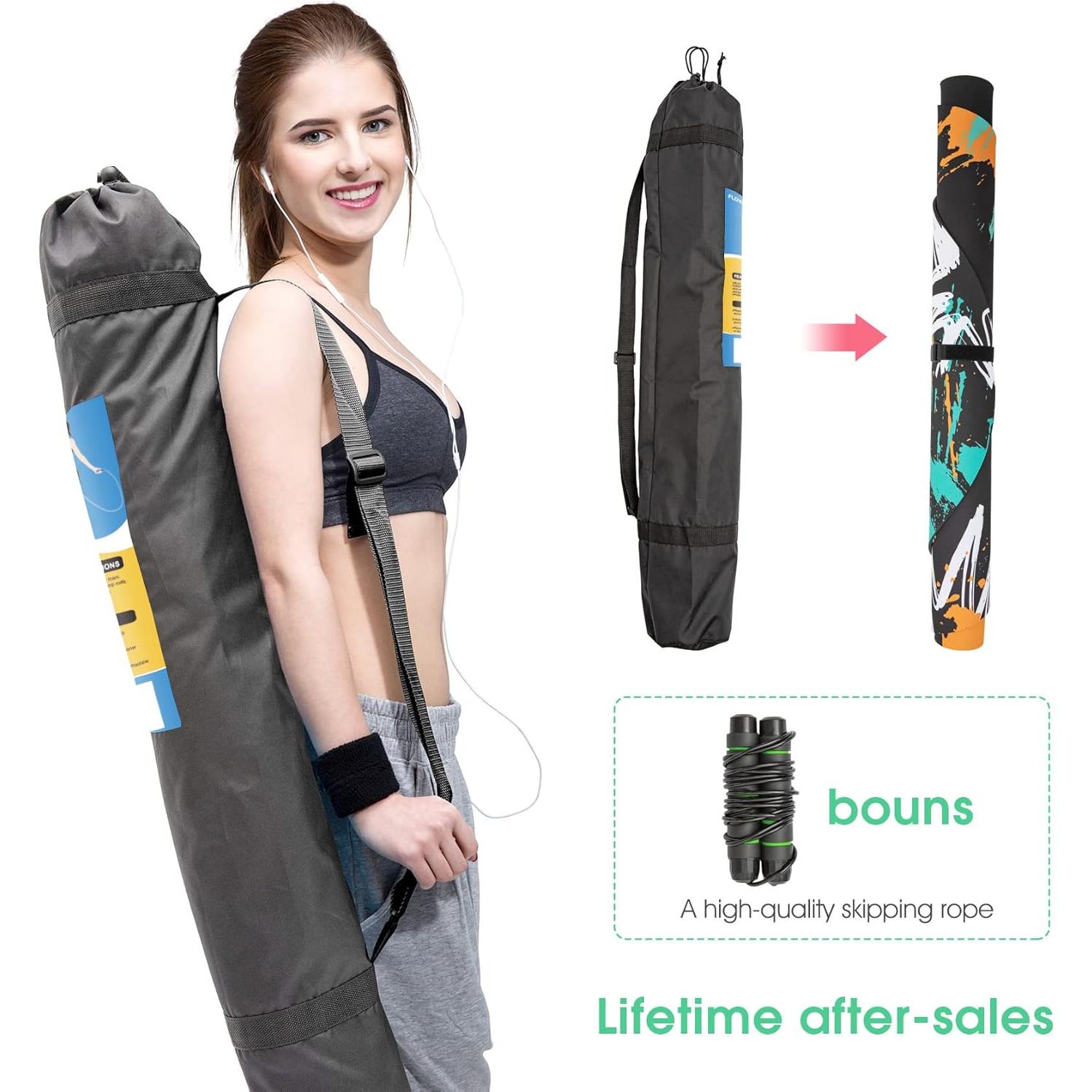 Alfombrilla de Ejercicio Antideslizante Flowort 121.9x91.4cm