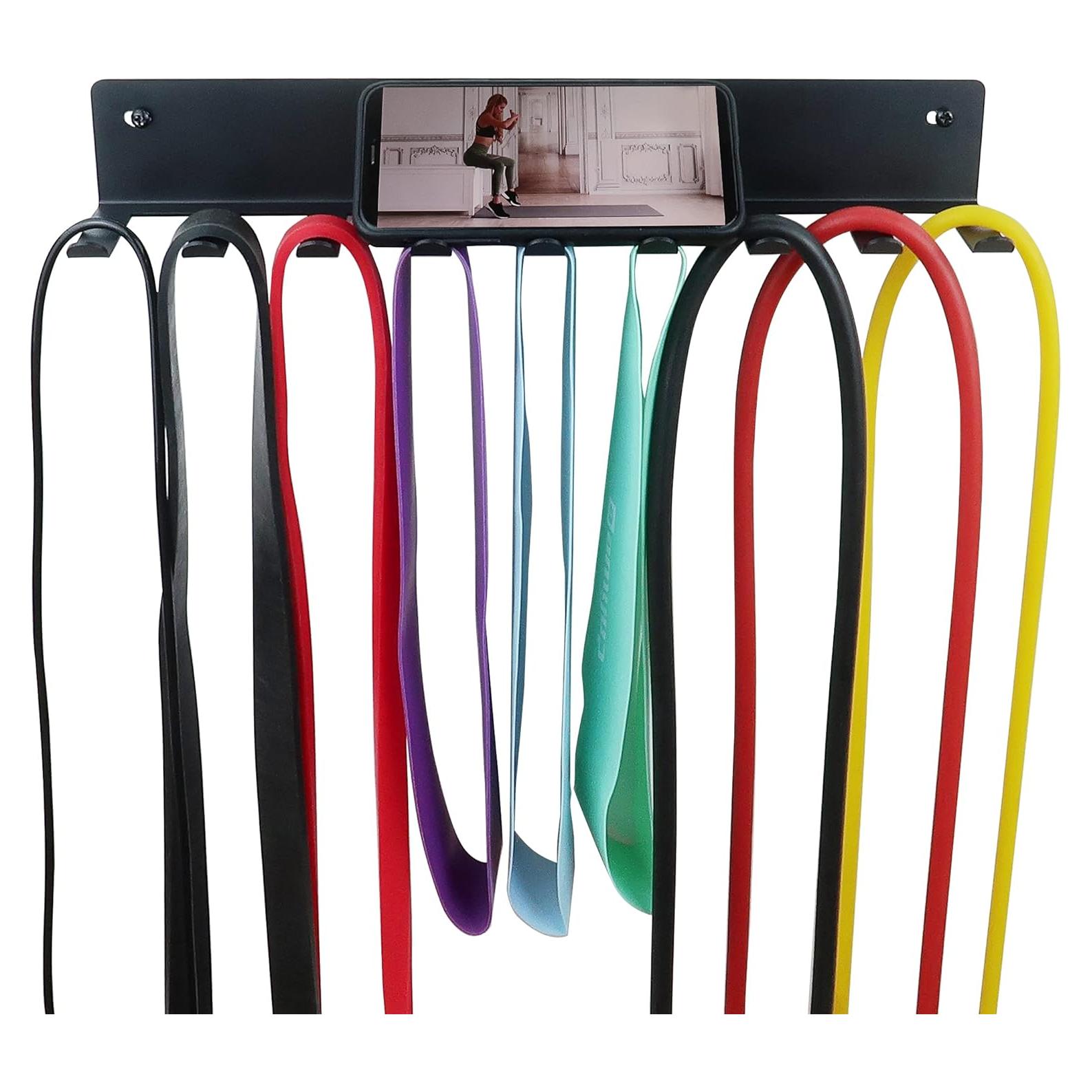 Estante de Almacenamiento Multiusos Tamisom para Gimnasio - Metal Negro