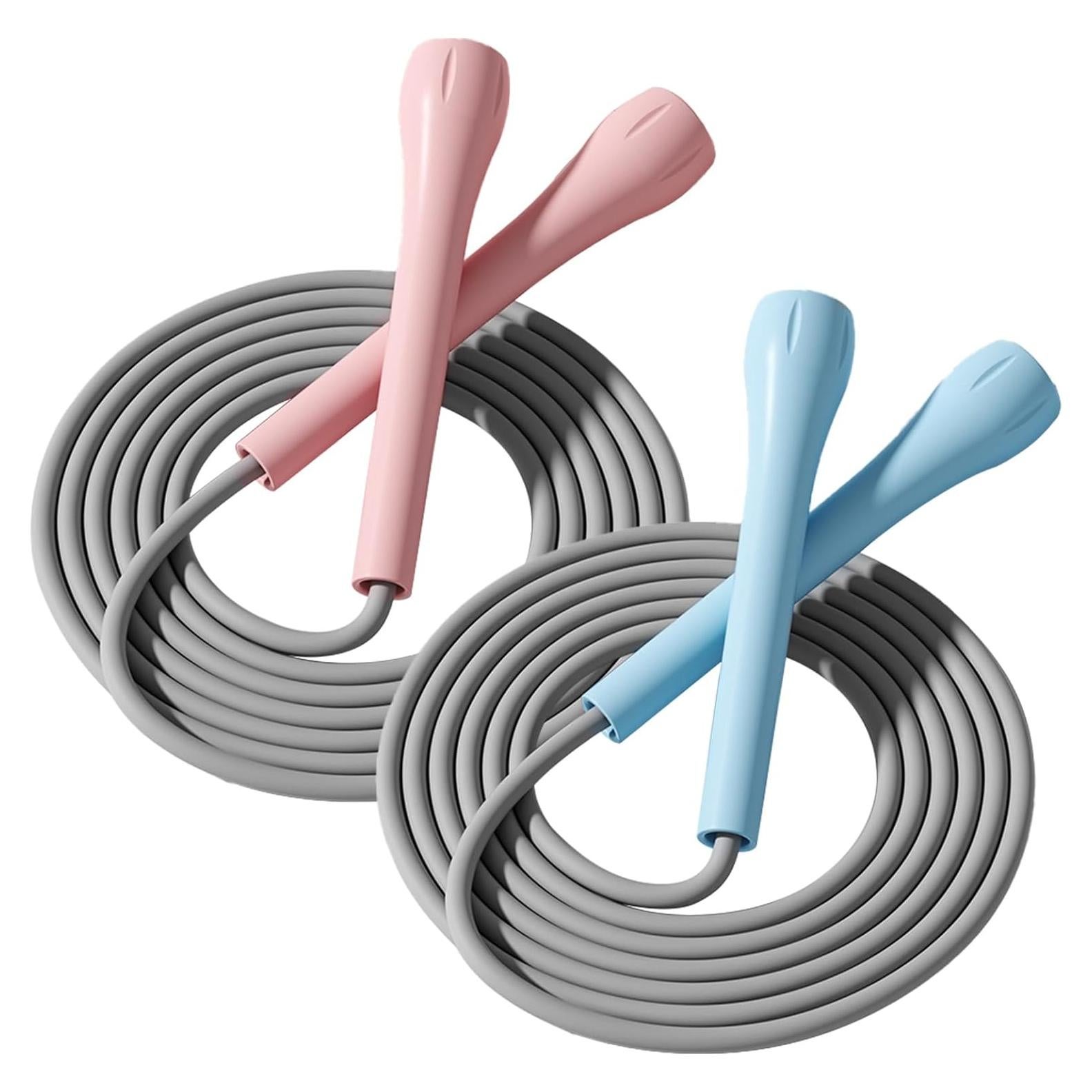 Cuerda para Saltar Ajustable CINDALOG - 2 Unidades para Fitness