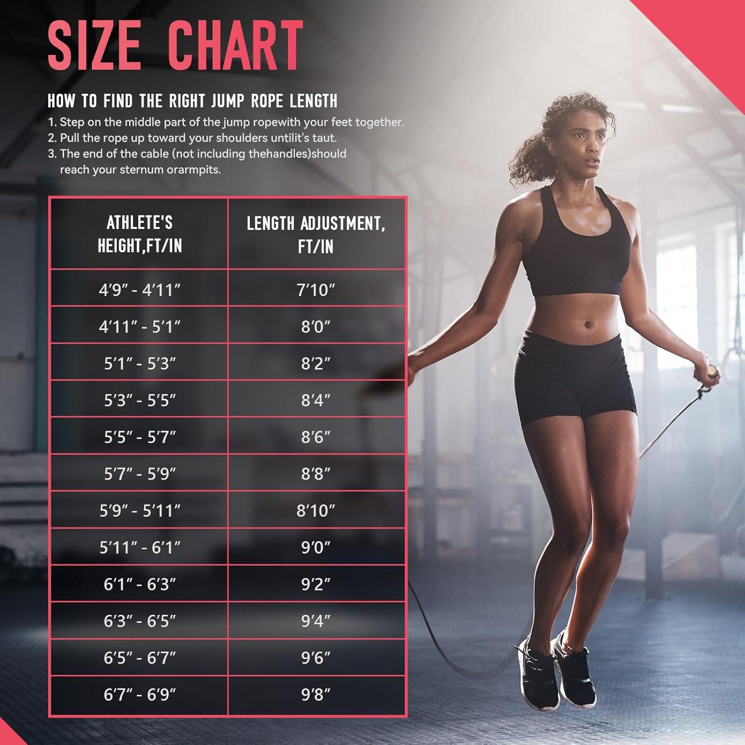 Cuerda para Saltar Ajustable CINDALOG - 2 Unidades para Fitness