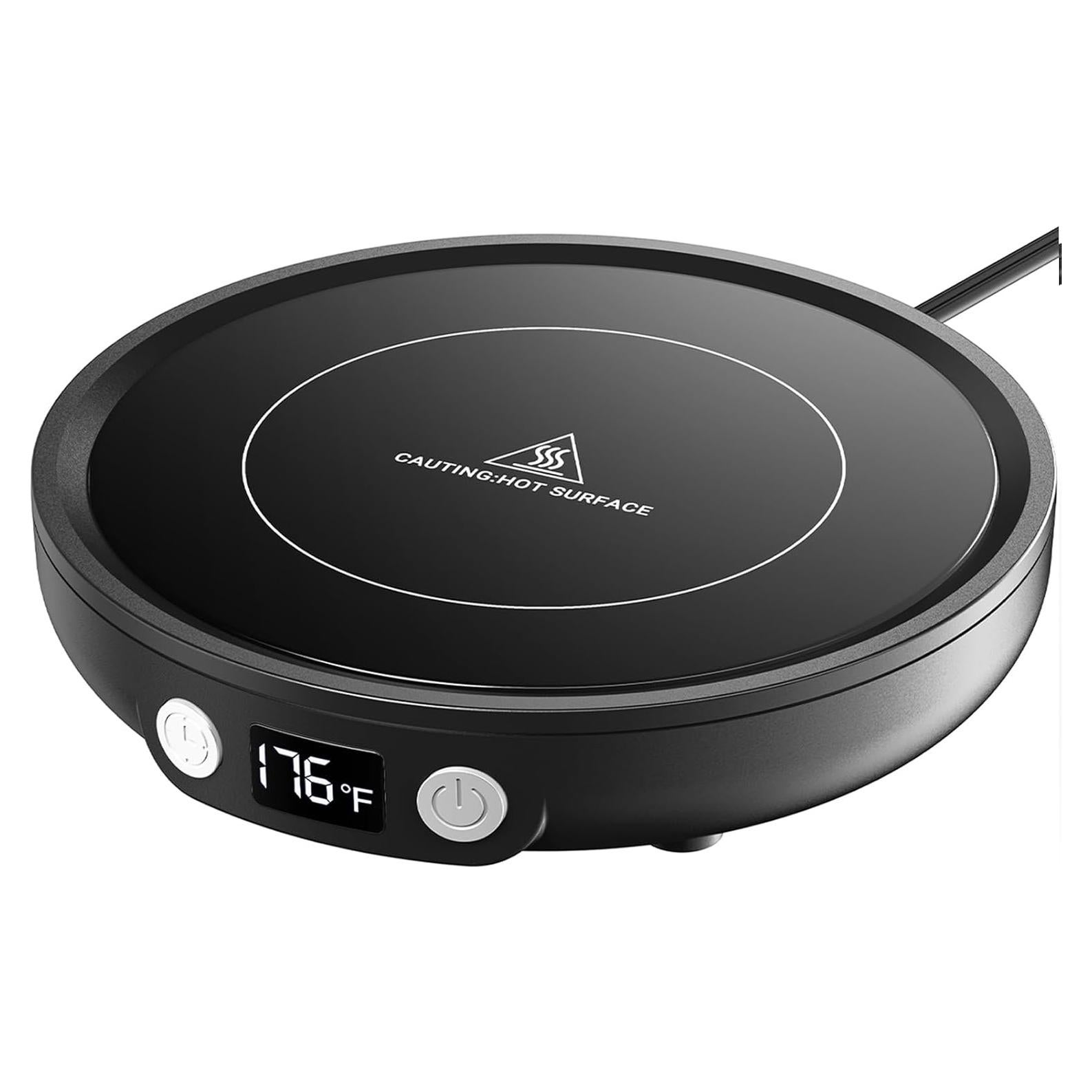 Calentador de Tazas Eléctrico SWEETFULL 36W Negro con Temporizador