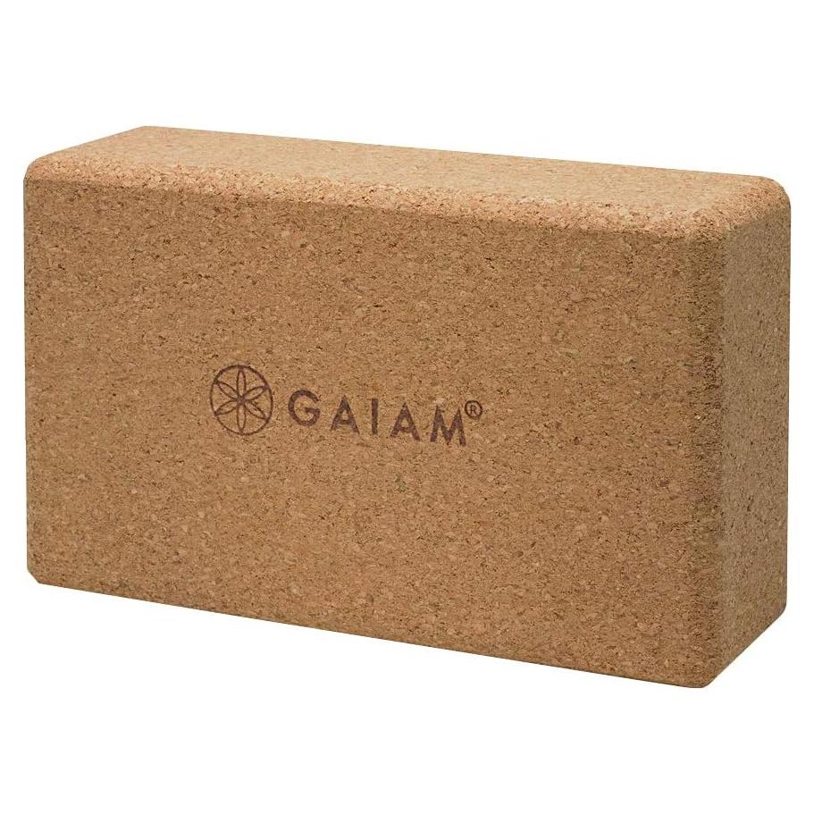Ladrillo de Yoga de Corcho Gaiam 23x14x8 cm Antideslizante
