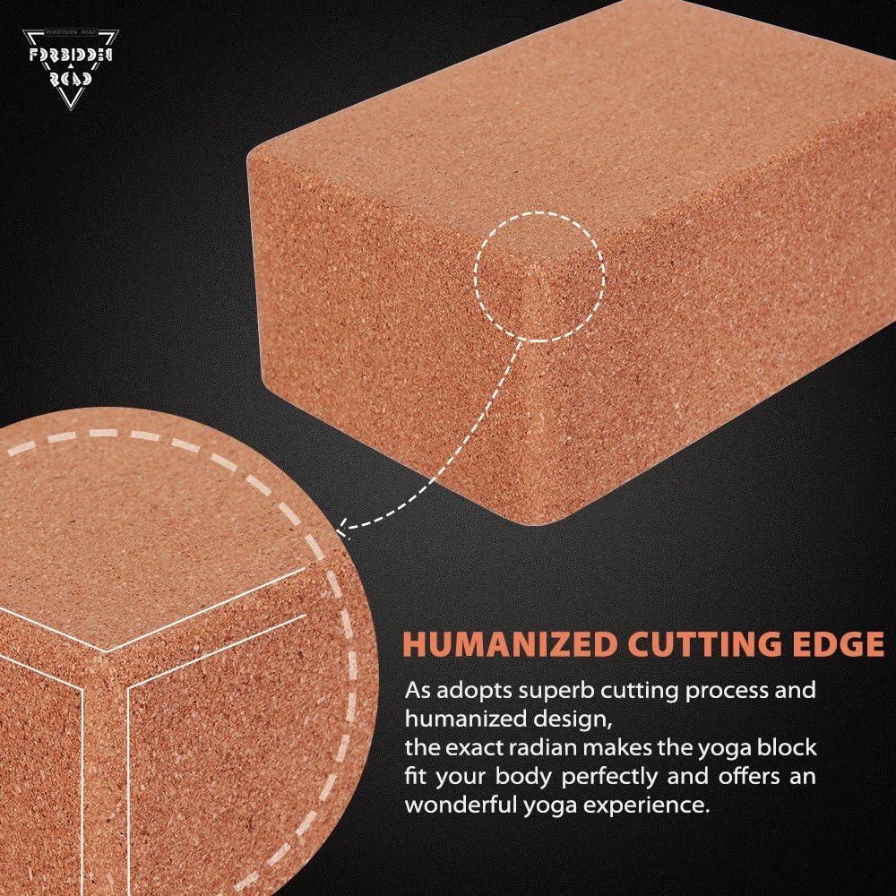 Bloques de Yoga de Corcho 2 Pack Forbidden Road 22.86x15.24x10.16 cm