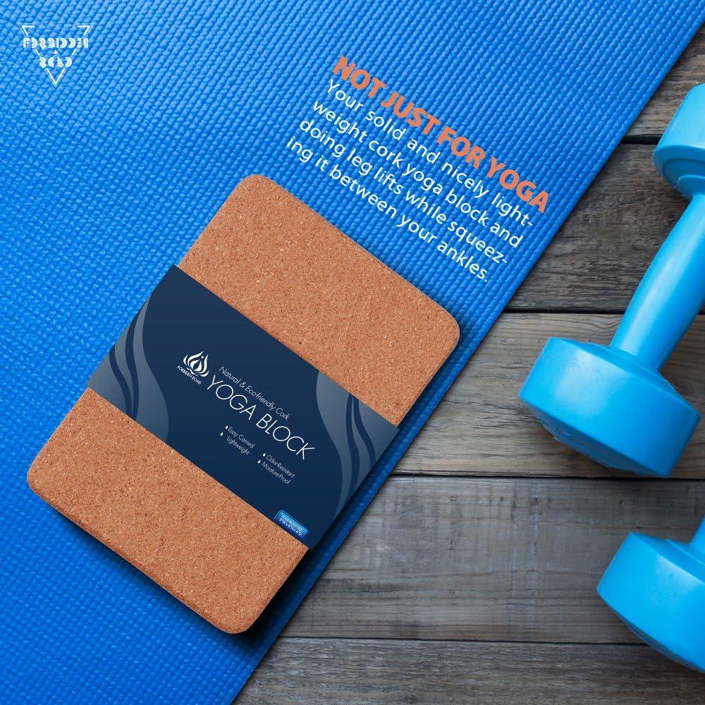 Bloques de Yoga de Corcho 2 Pack Forbidden Road 22.86x15.24x10.16 cm