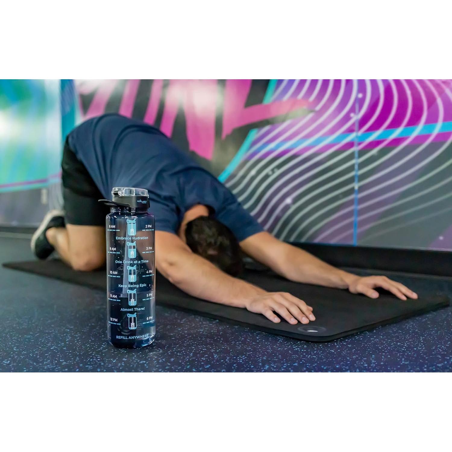 Botella de Agua Filtrada Epic Nalgene 1.42L Gris Humo