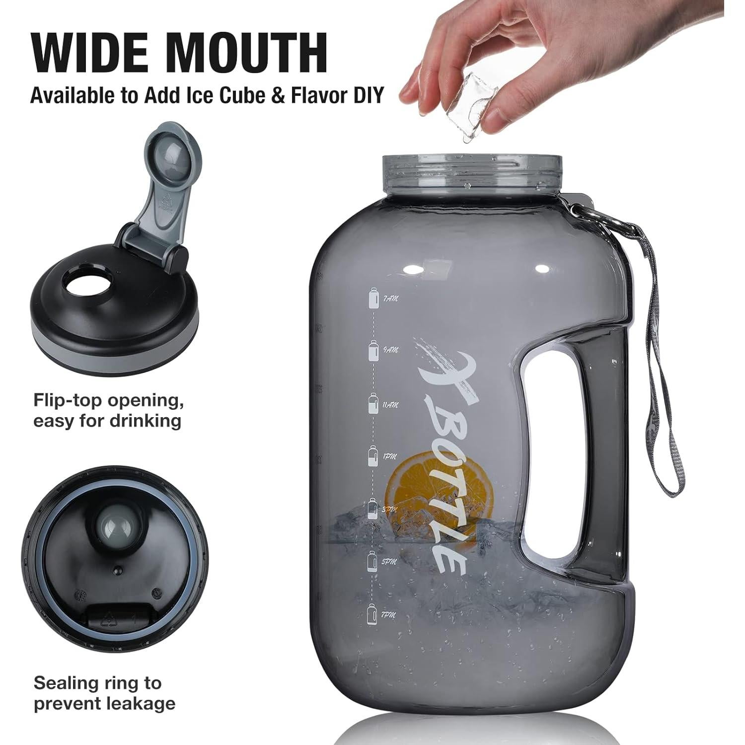 Botella de Agua Deportiva XBOTTLE 1 Galón 128oz Libre BPA