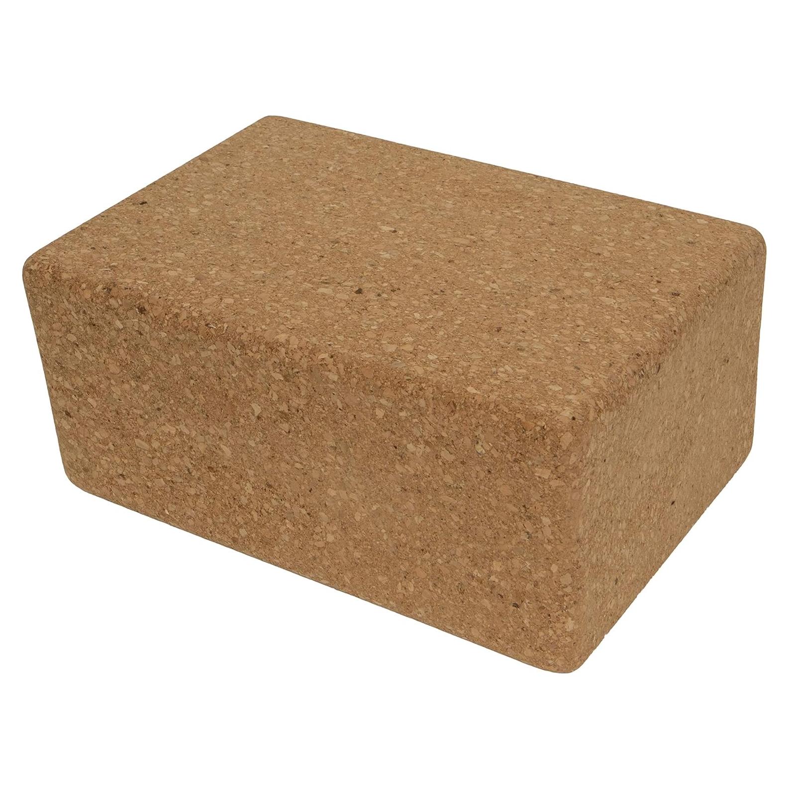 Bloques de Yoga de Corcho EvriFit - Paquete de 2, Antideslizantes