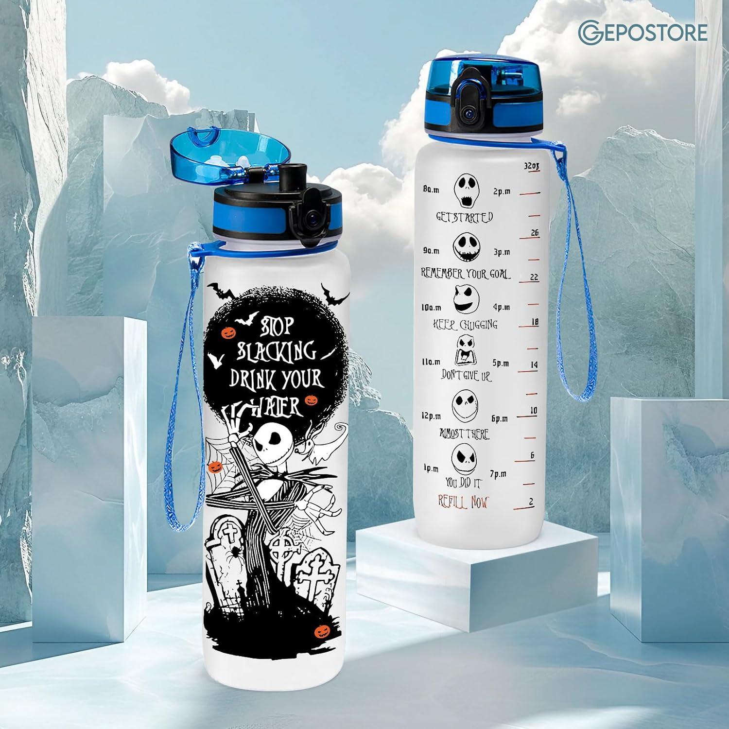 Botella de Agua Motivacional GEPOSTORE 0.95L Tritan Jack