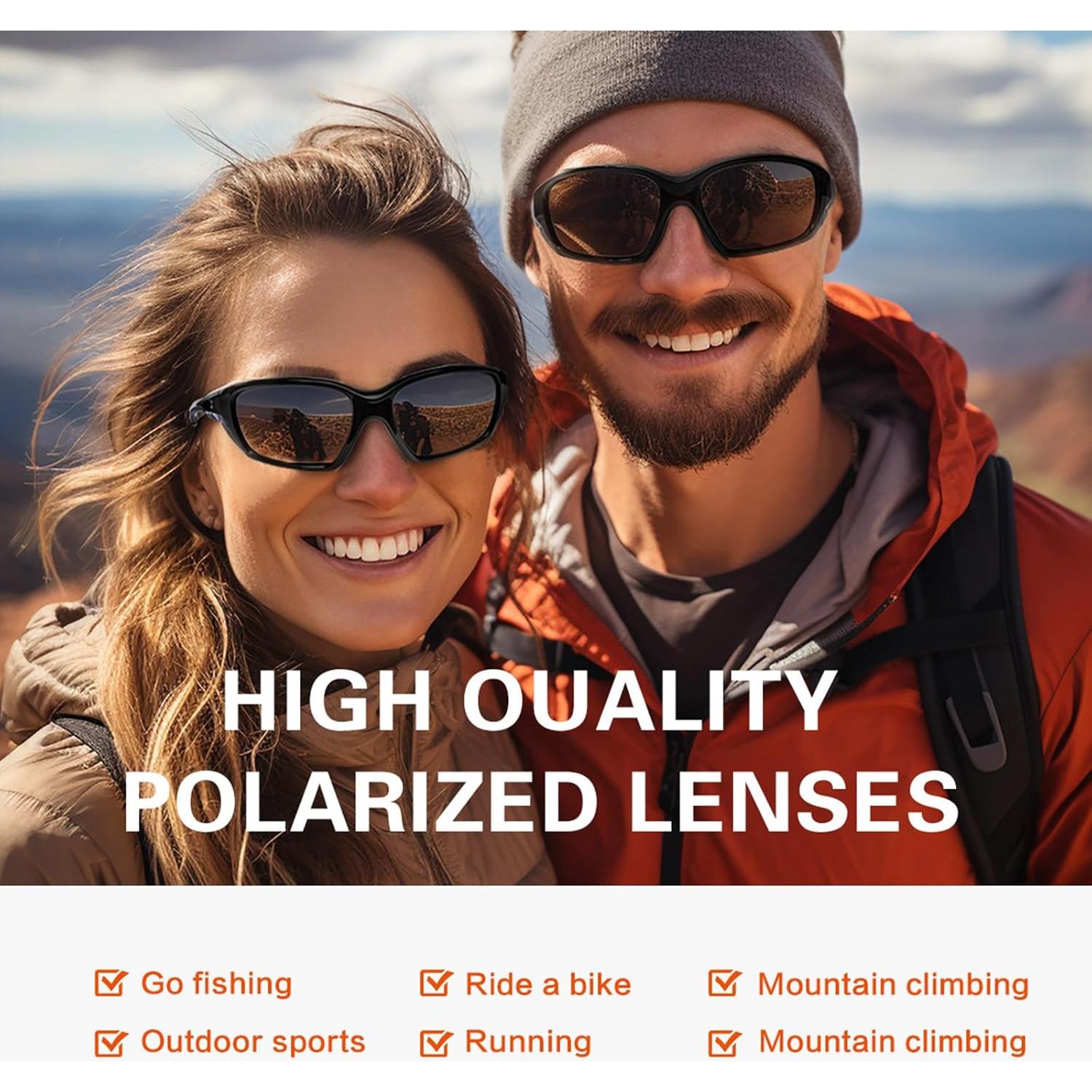 Gafas de Sol Polarizadas SUOSO UV400 para Hombres y Mujeres