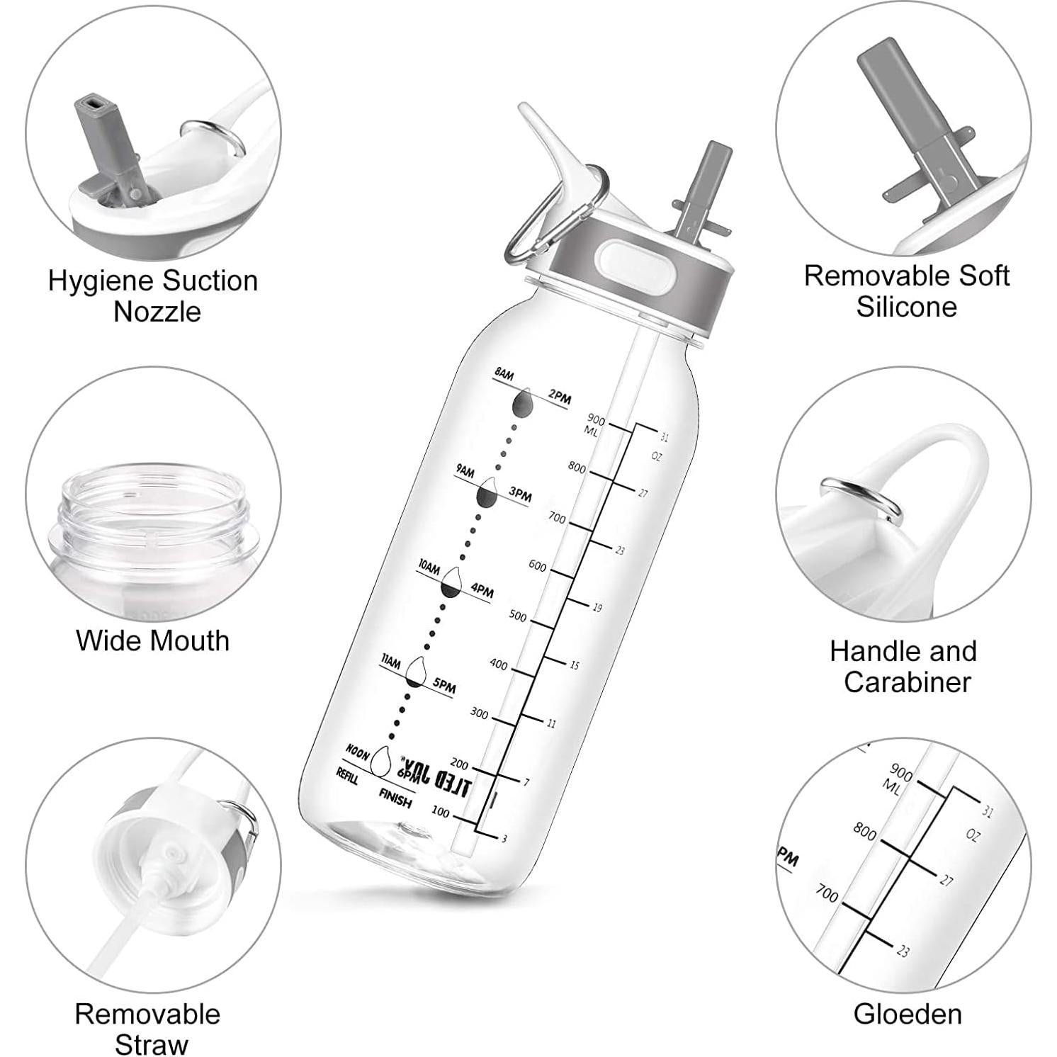 Botella de Agua Deportiva Louis Donné 1L Tritan BPA Libre