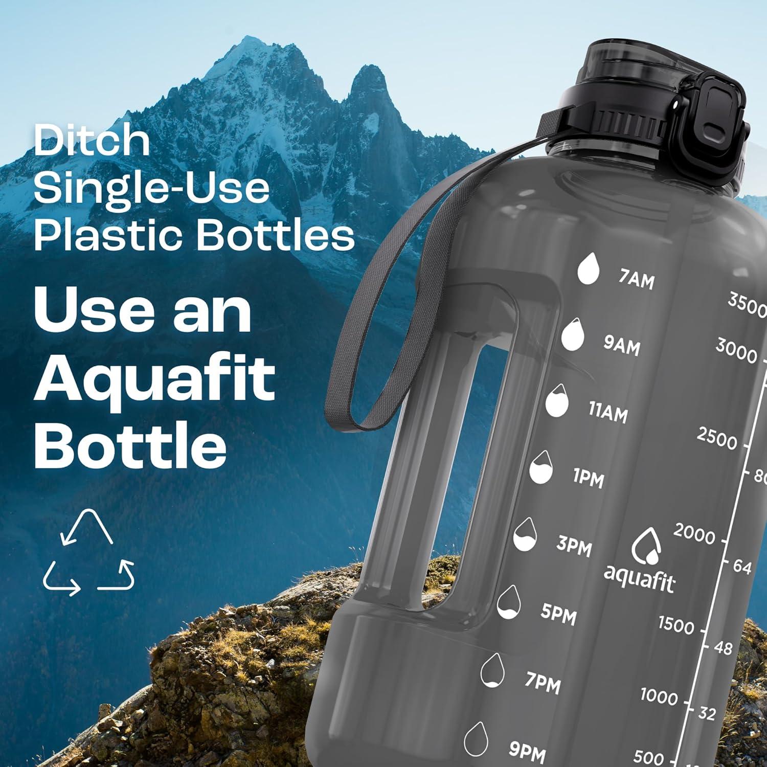 Botella de Agua AQUAFIT 1 Galón Niebla Púrpura Libre BPA