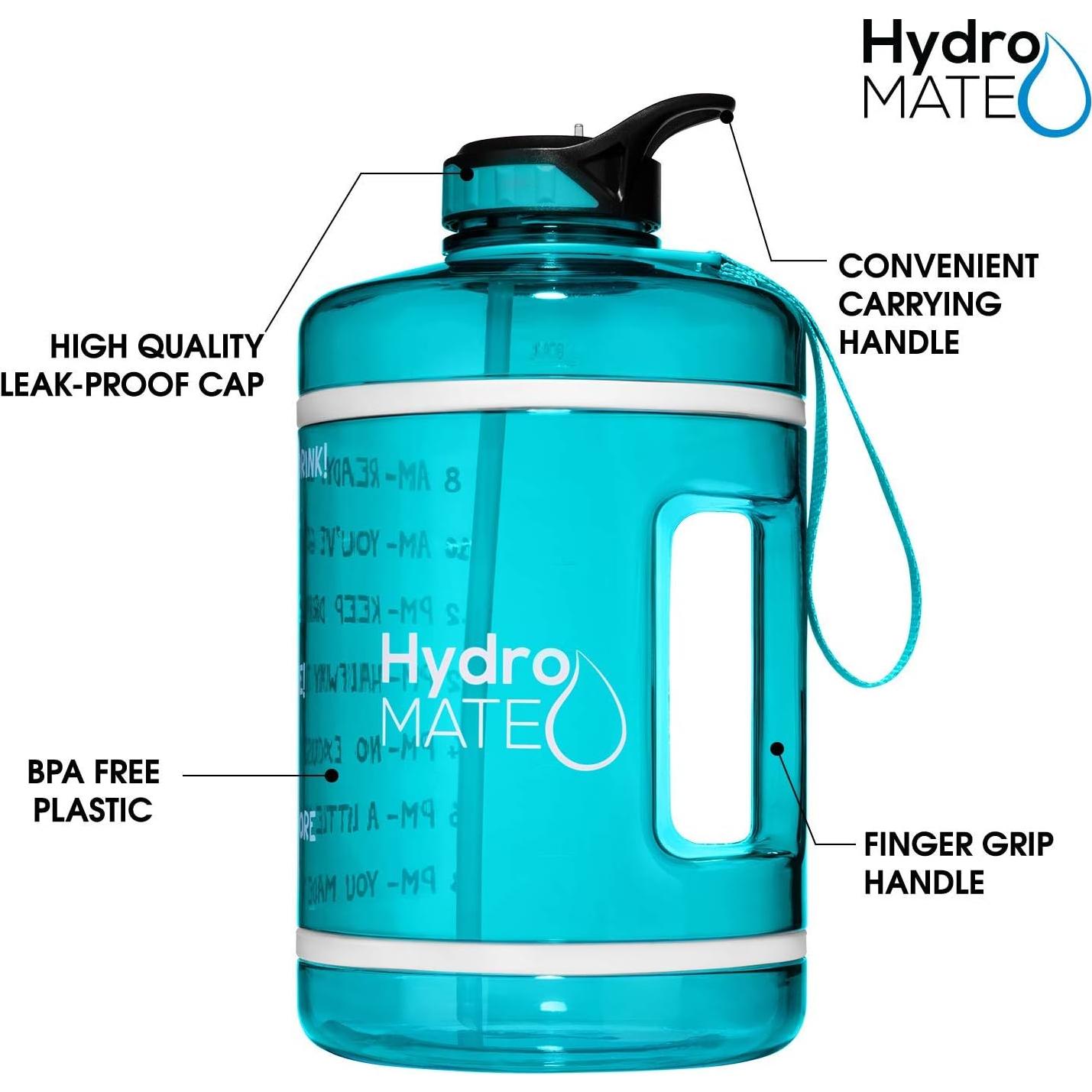 Botella de Agua Motivacional NatureWorks HydroMATE 128 oz