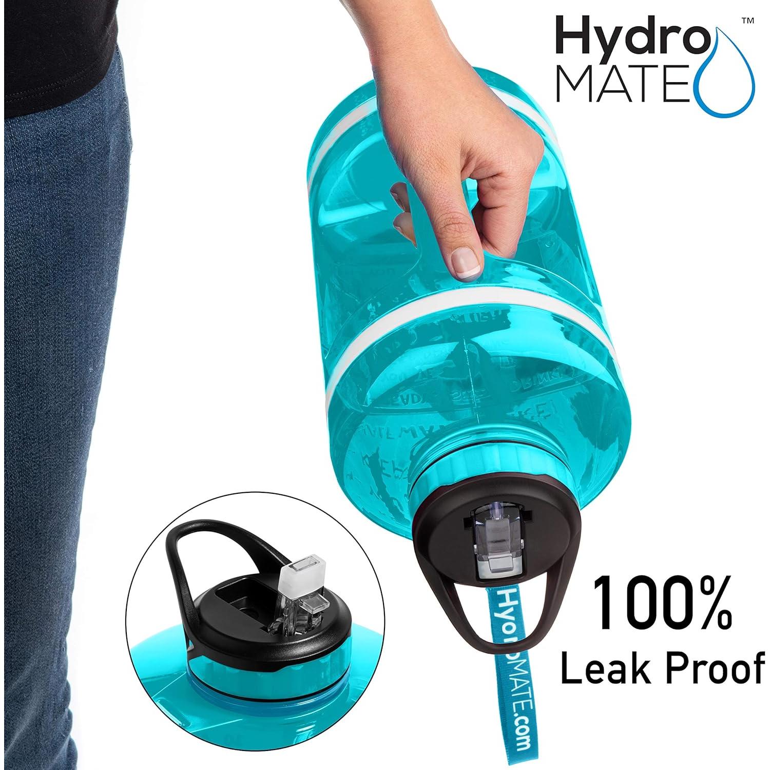 Botella de Agua Motivacional NatureWorks HydroMATE 128 oz