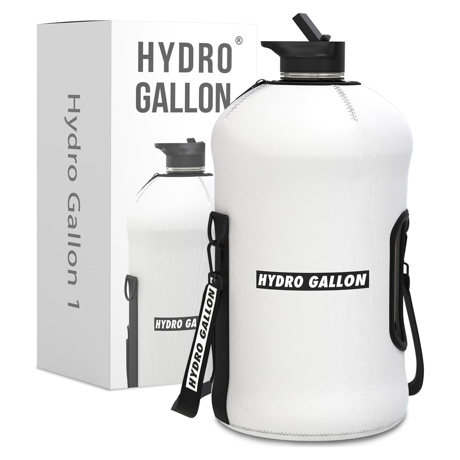 Botella de Agua Hydro Gallon 3.78L con Manga Aislante y Tapa