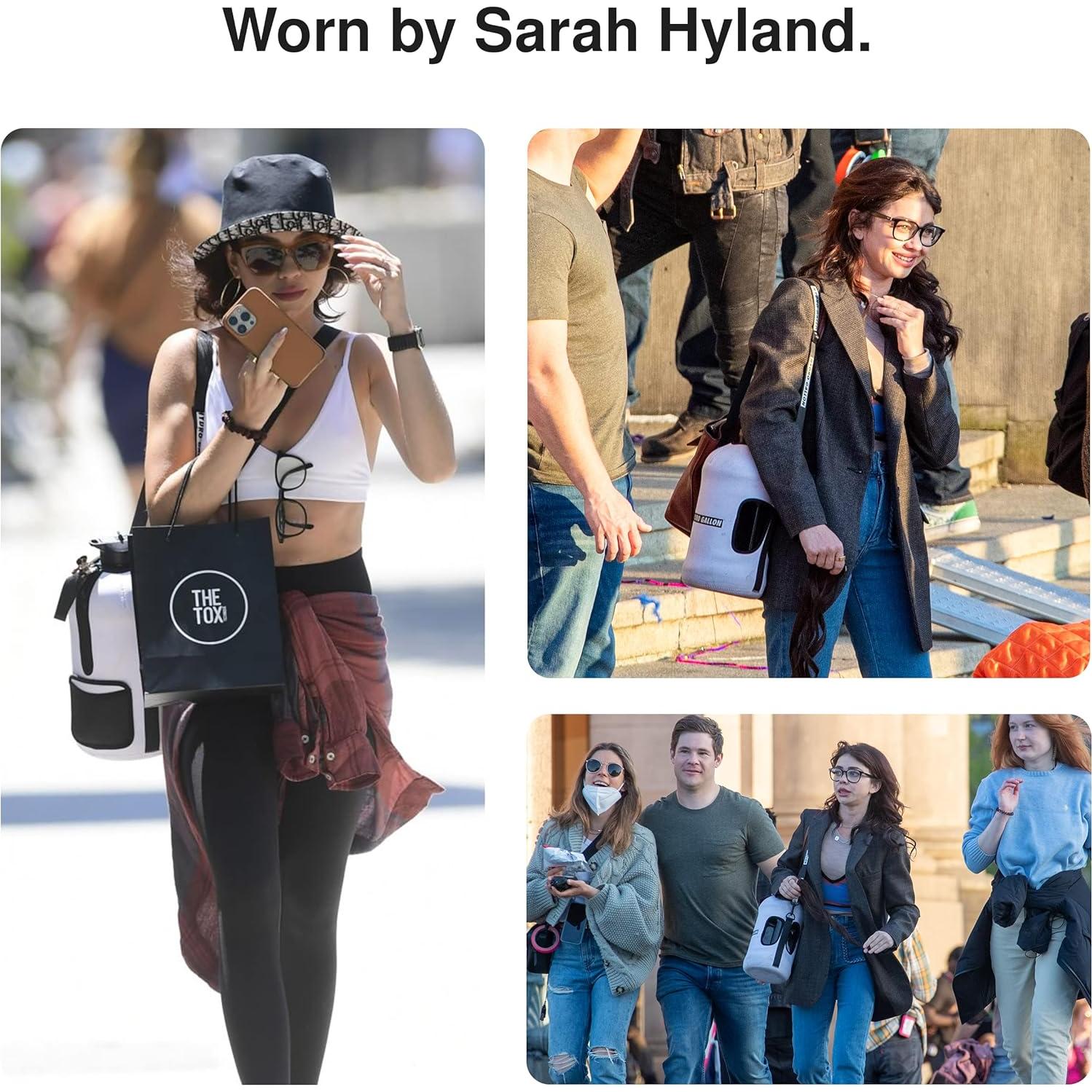 Botella de Agua Hydro Gallon 3.78L con Manga Aislante y Tapa