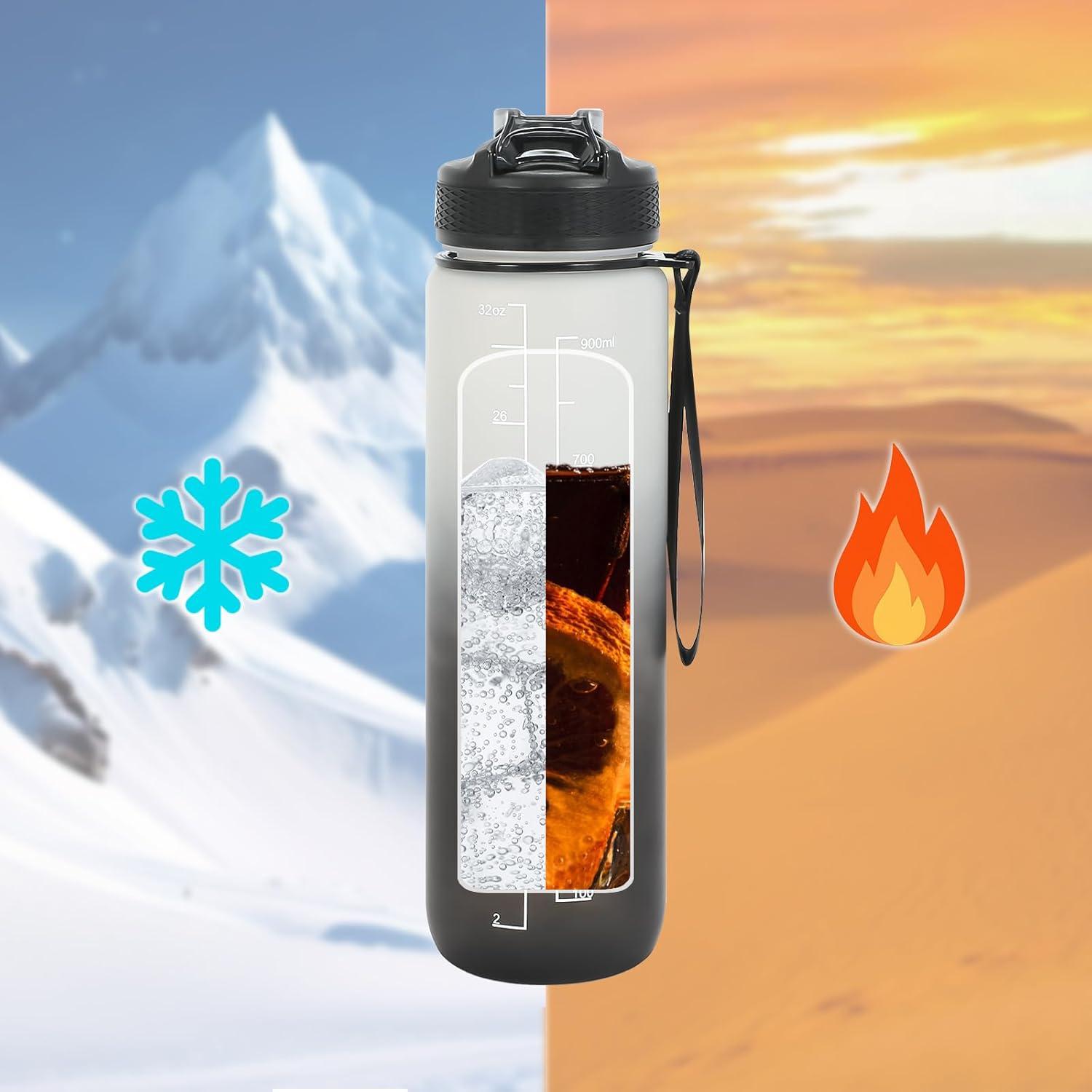 Botella de Agua Deportiva XuTec 946ml a Prueba de Fugas