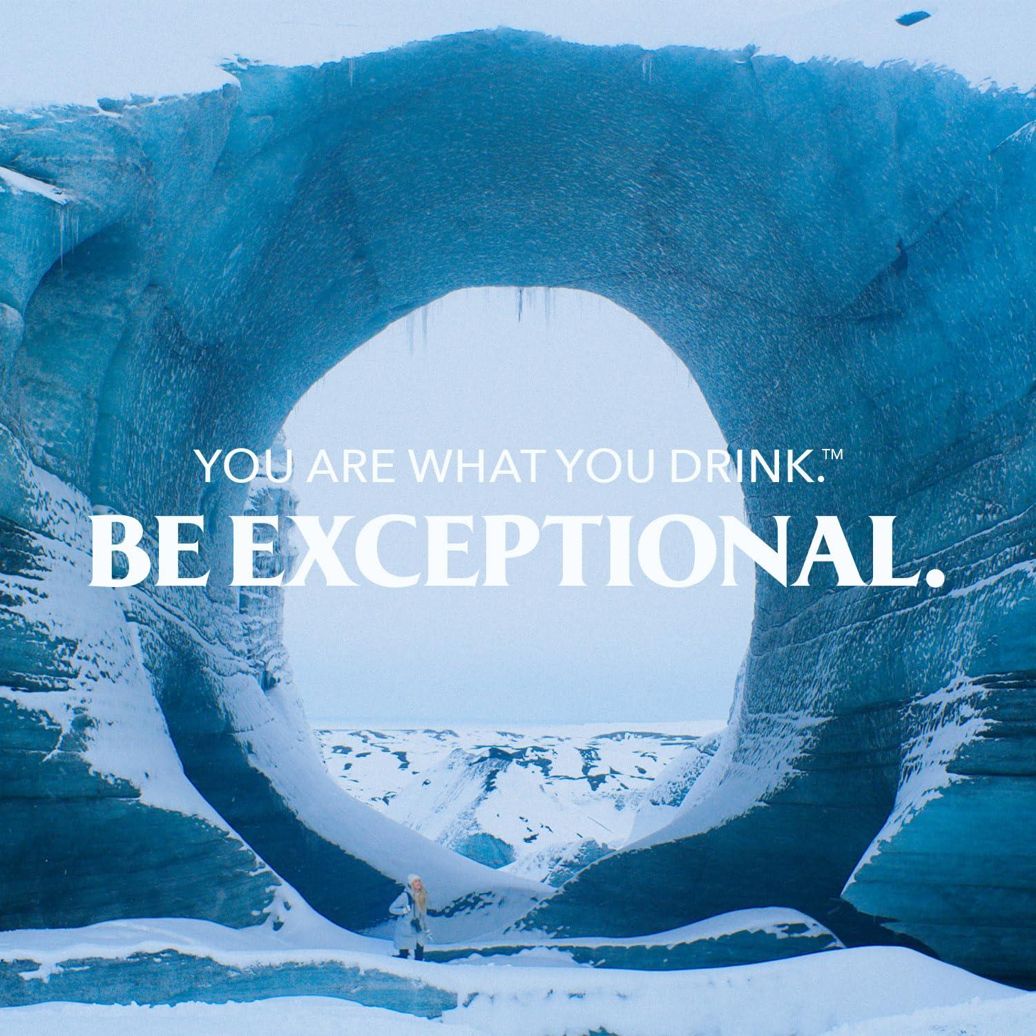 Agua Alcalina Natural Islandés Glacial 330 mL - Paquete de 30