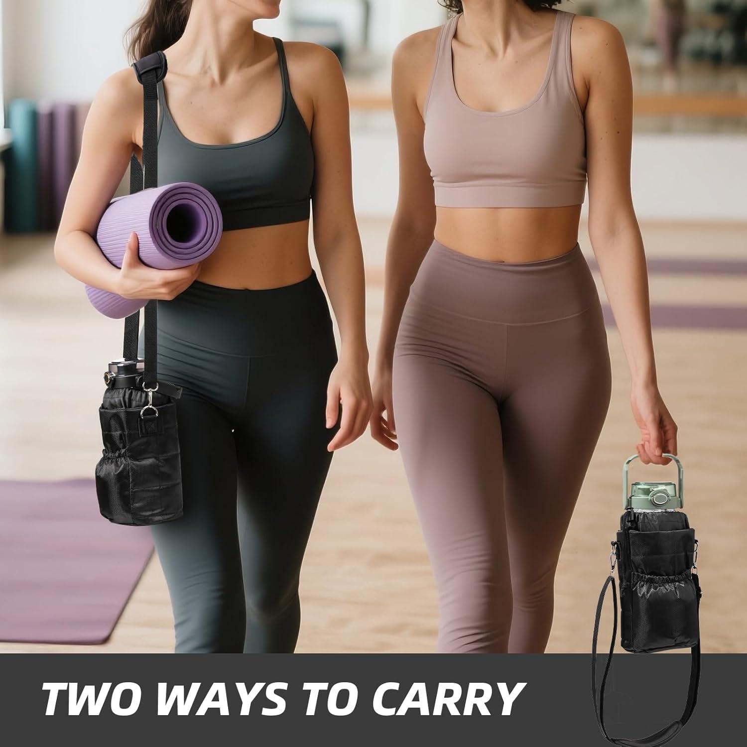 Botella de Agua de Vidrio Chunmo 2L con Popote y Funda