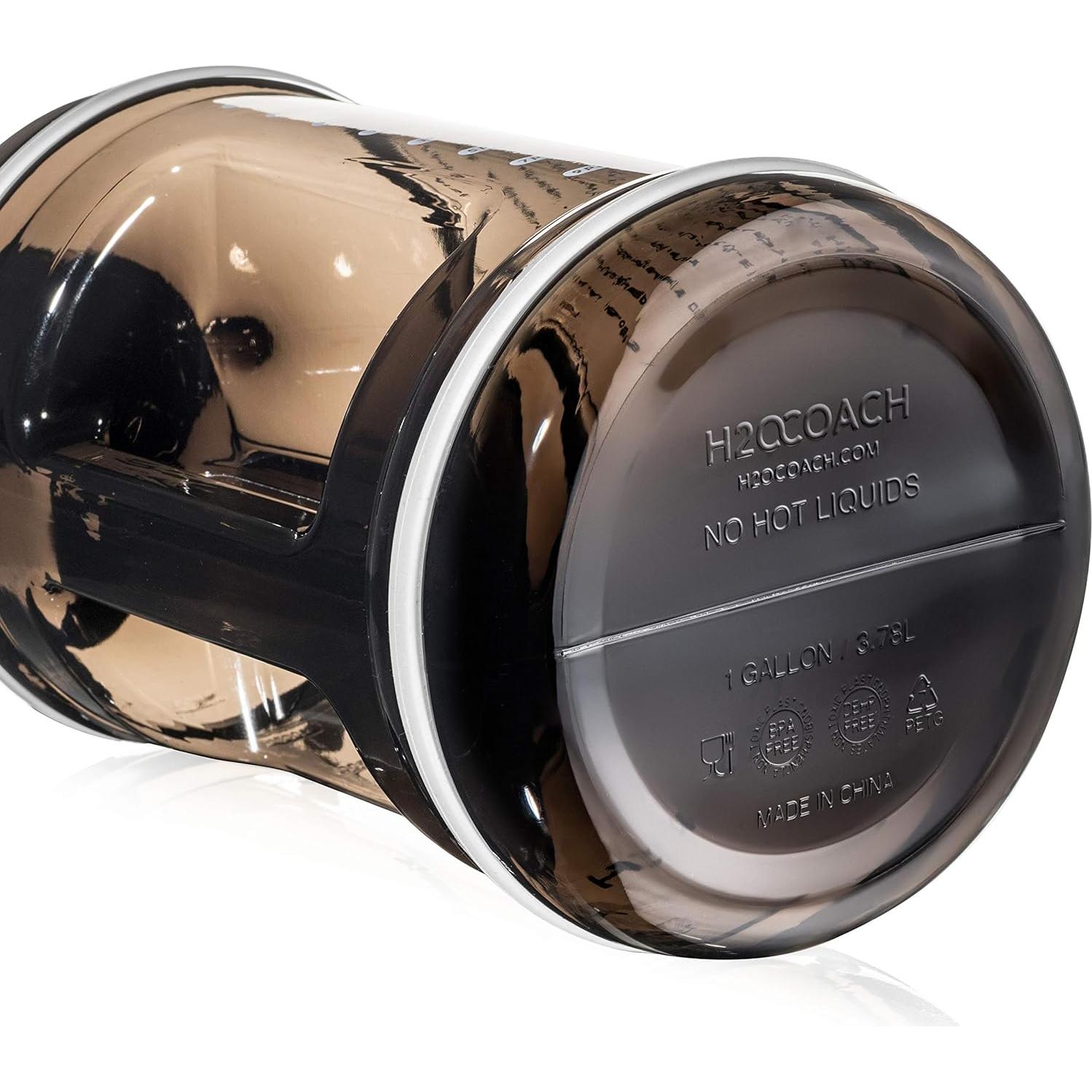 Botella de Agua Deportiva H2OCOACH 3.79L Reutilizable Libre BPA