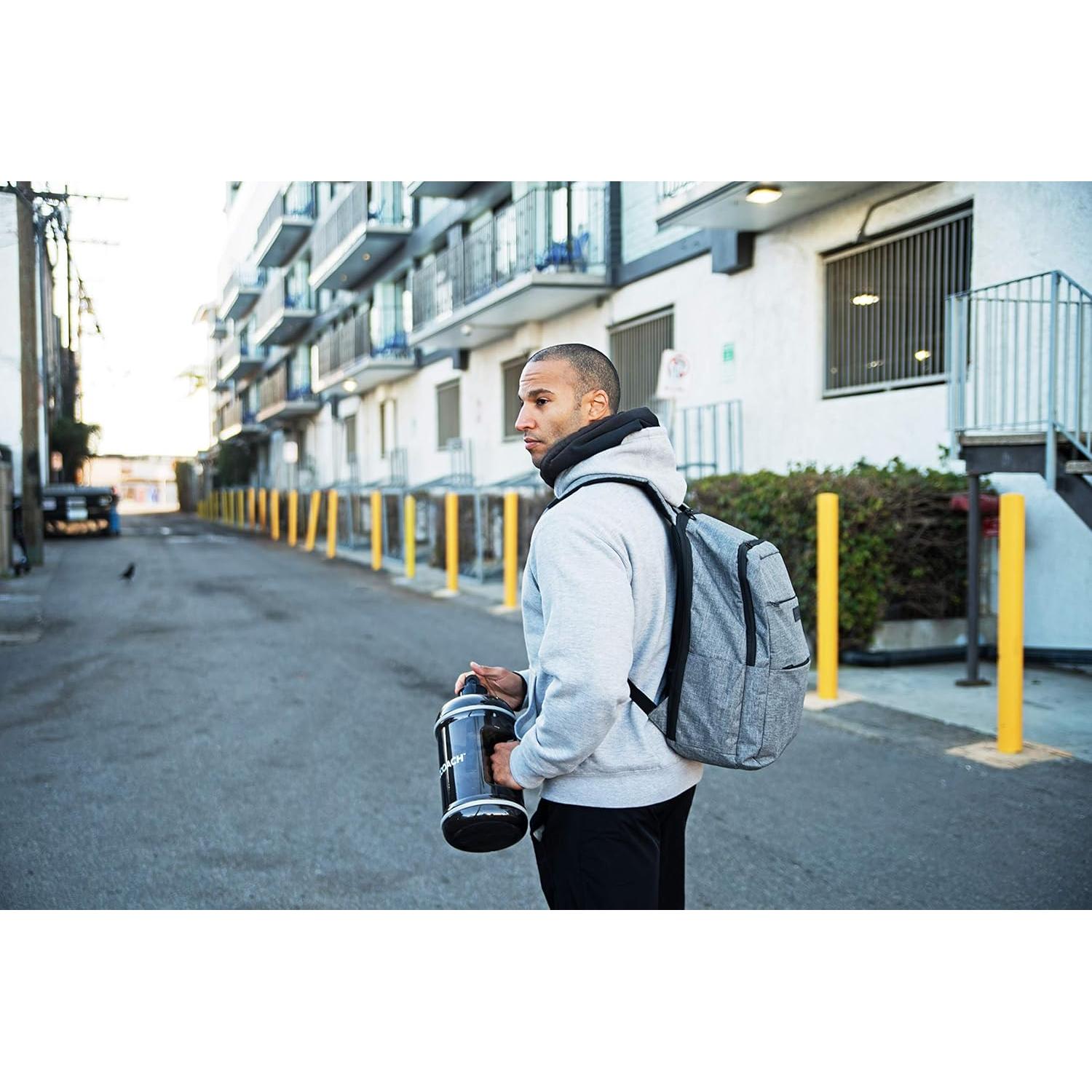 Botella de Agua Deportiva H2OCOACH 3.79L Reutilizable Libre BPA