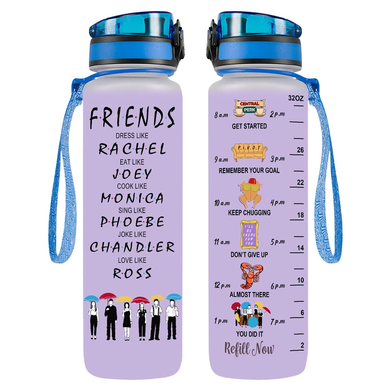 Botella de Agua Motivacional 34HD 1L con Marcador de Tiempo