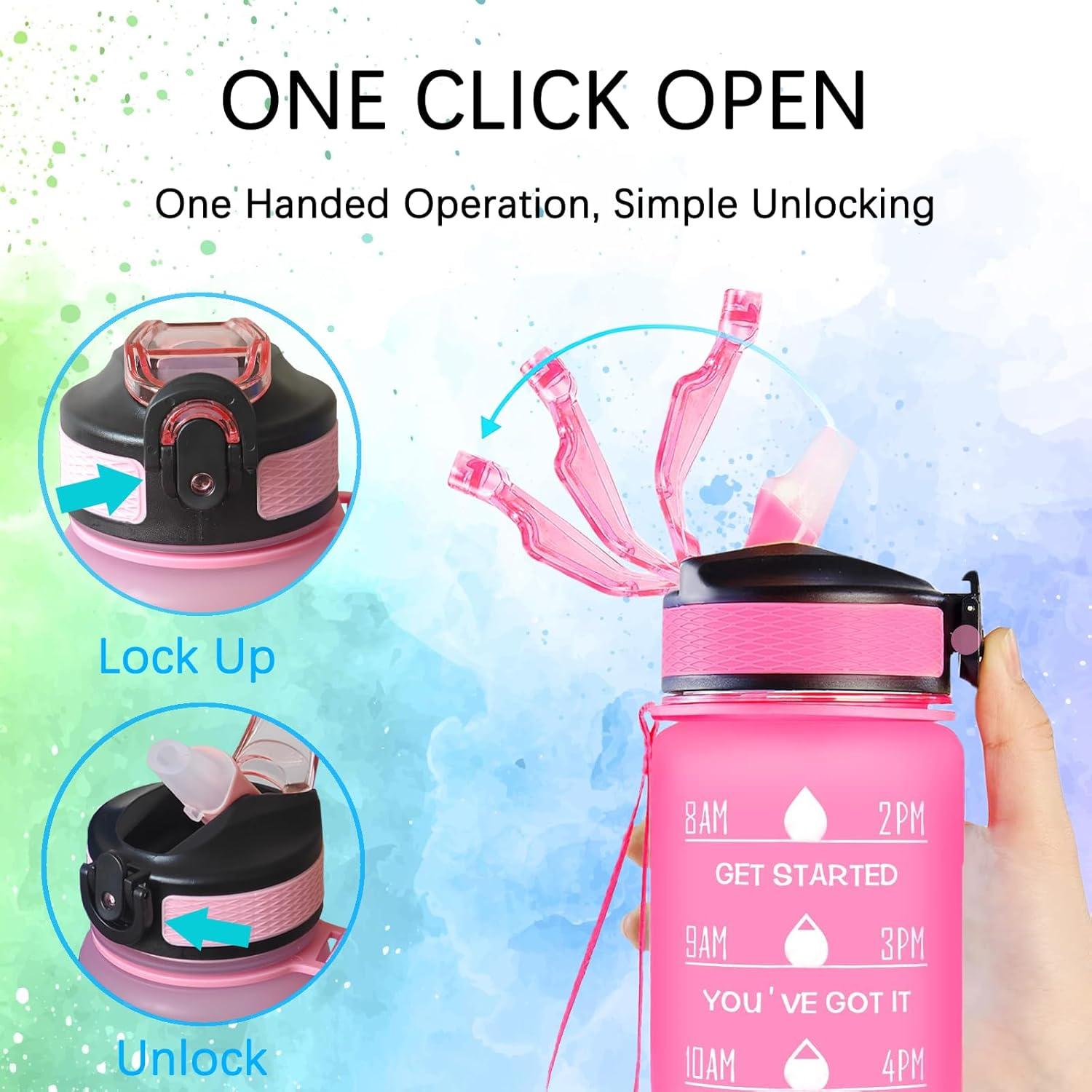 Botella de Agua Deportiva Fenmshairy 0.95L Perro Dachshund