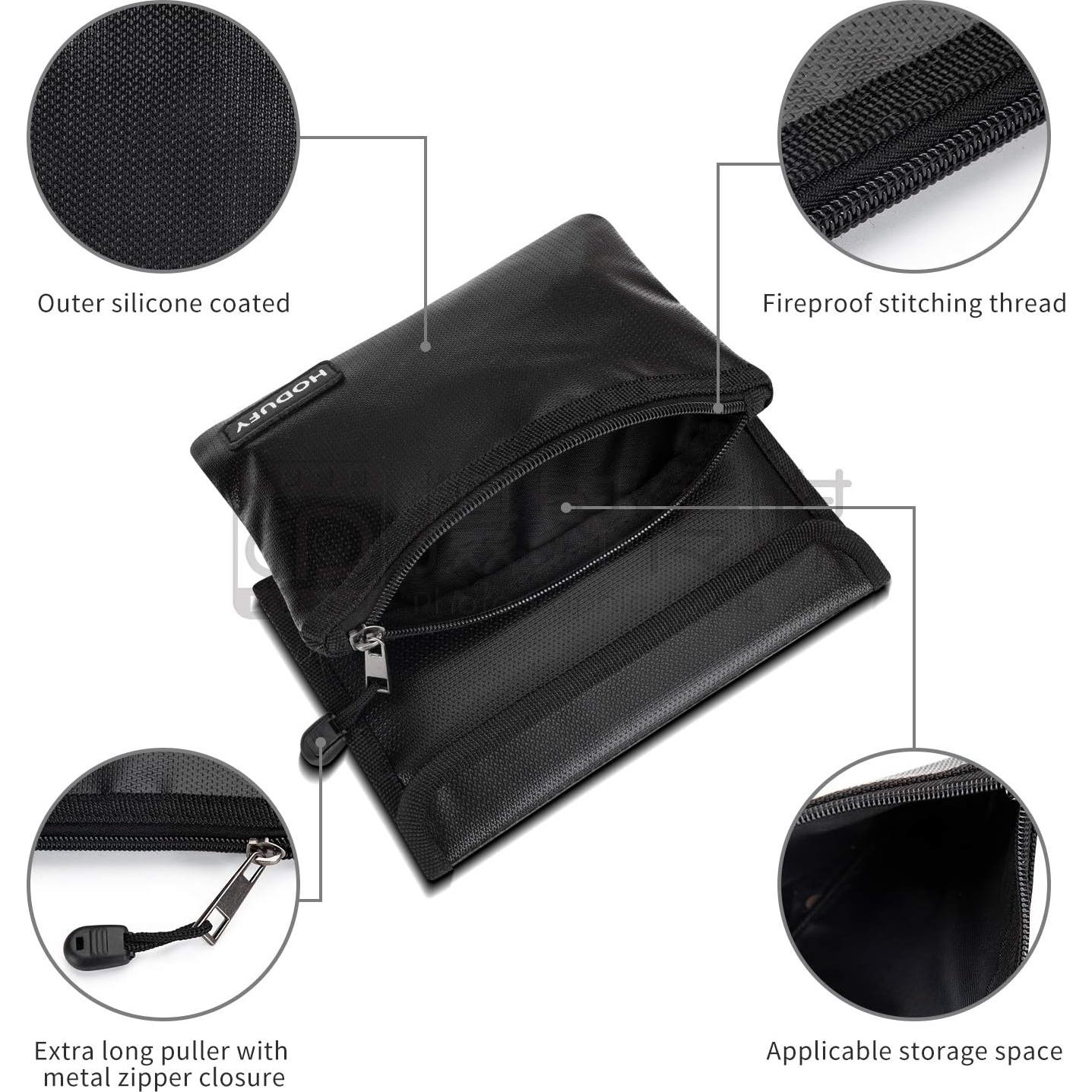 Bolsa a Prueba de Fuego Hodufy 20 x 13 cm Resistente Agua