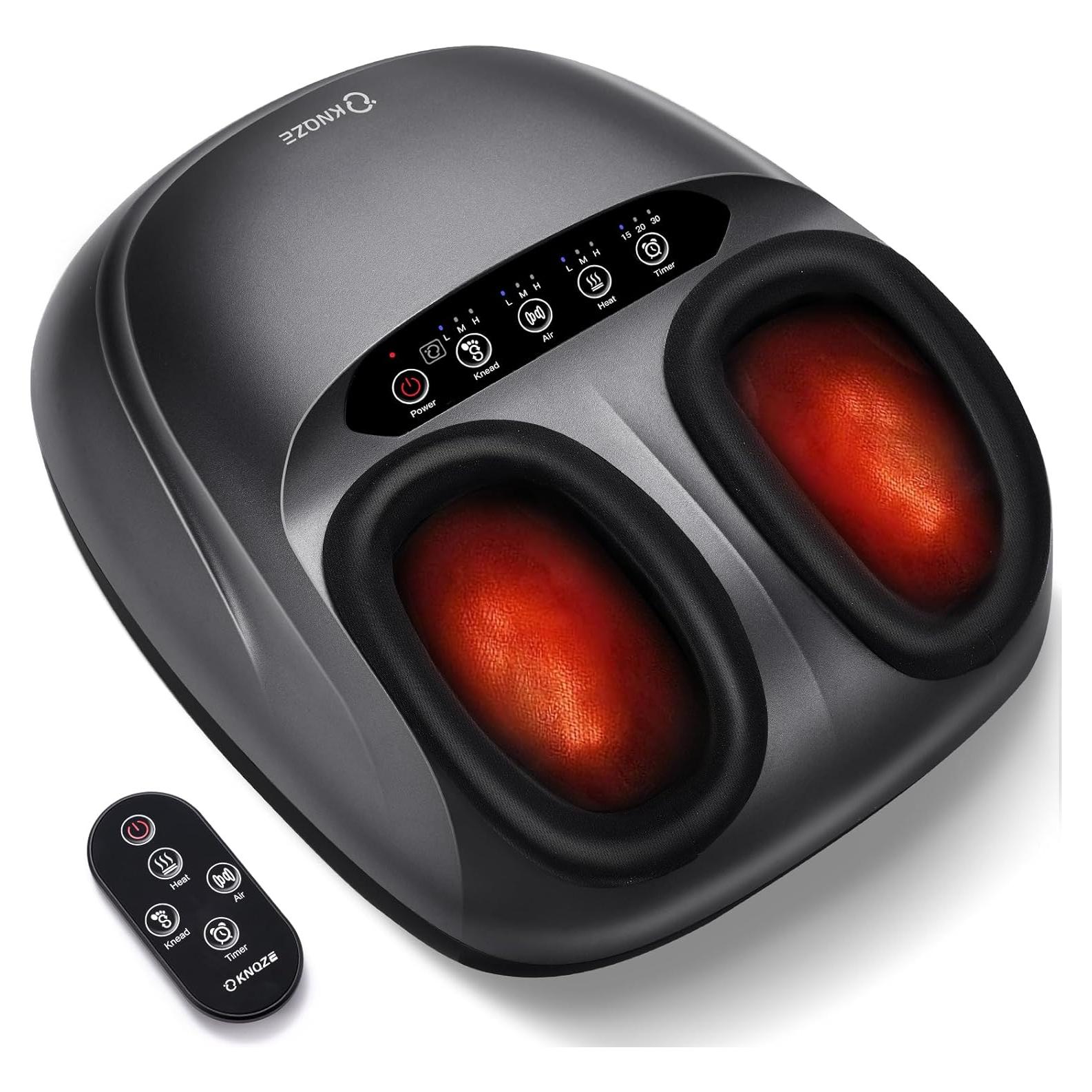 Masajeador de Pies Shiatsu KNQZE KF7 con Calor y Control Remoto