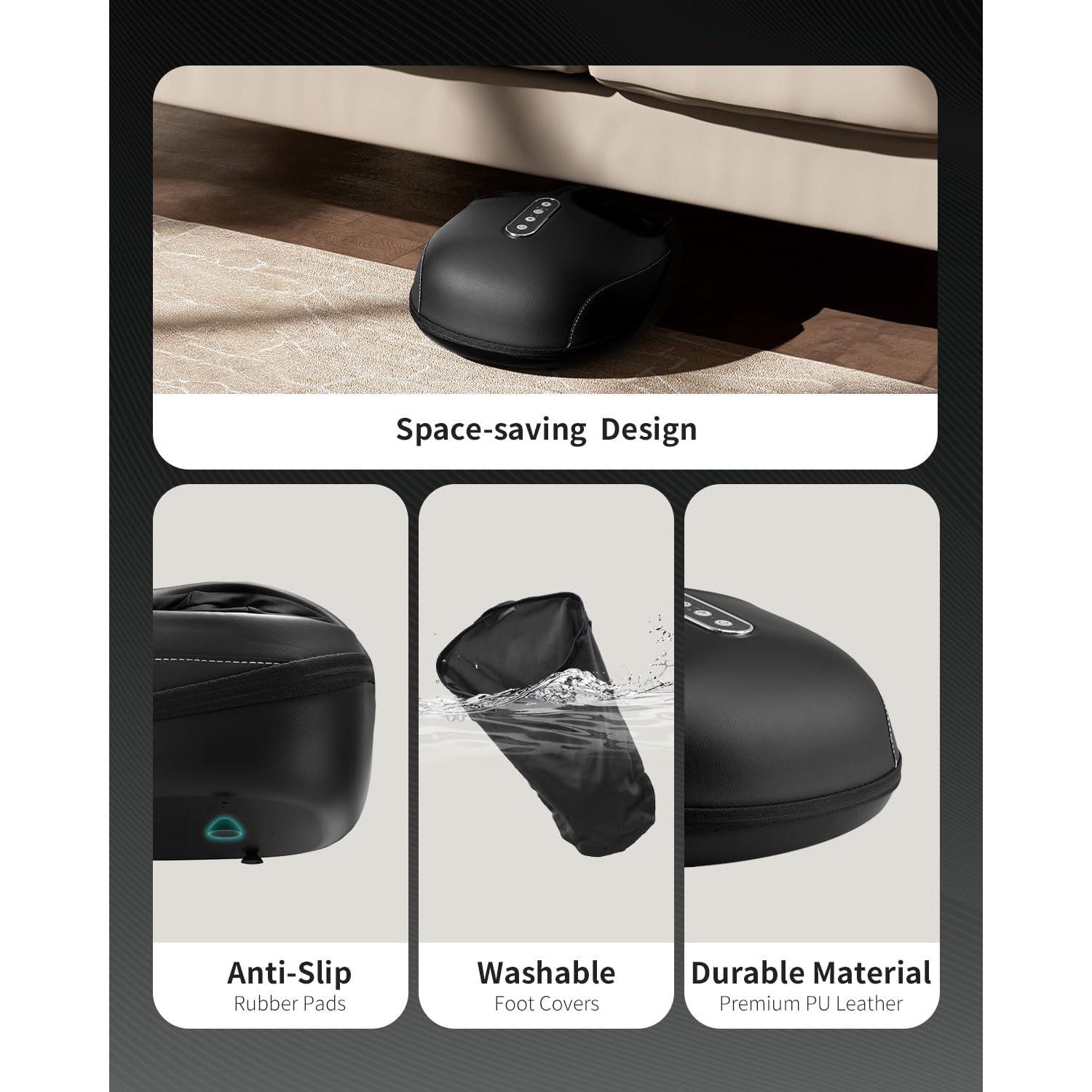 Masajeador de pies Shiatsu Nekteck Pro con calor y App