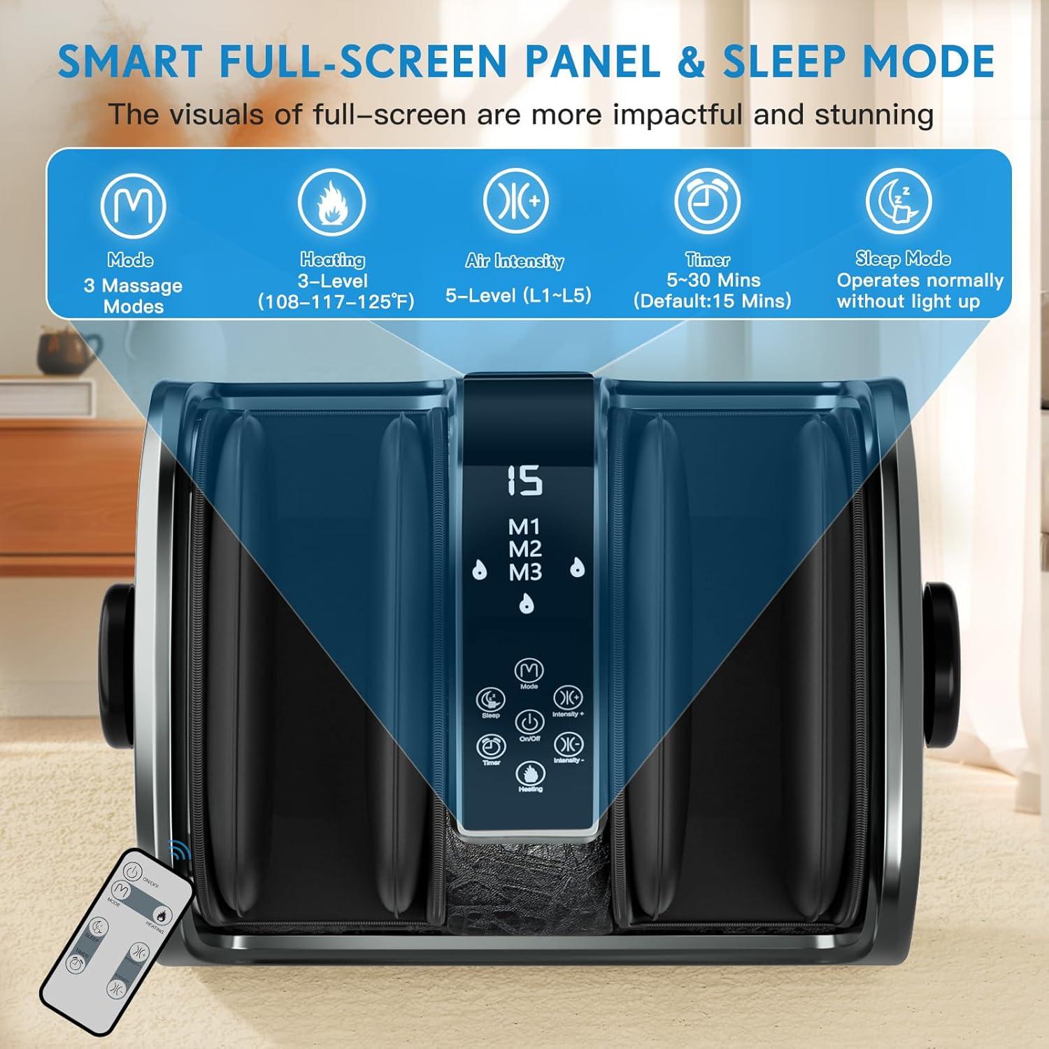 Masajeador de Pies Shiatsu CARESKYpro FM901 con Calor 3 Niveles