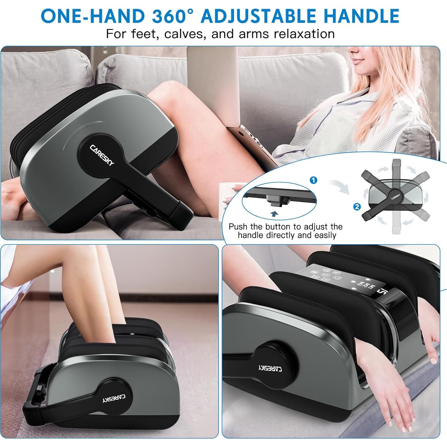 Masajeador de Pies Shiatsu CARESKYpro FM901 con Calor 3 Niveles