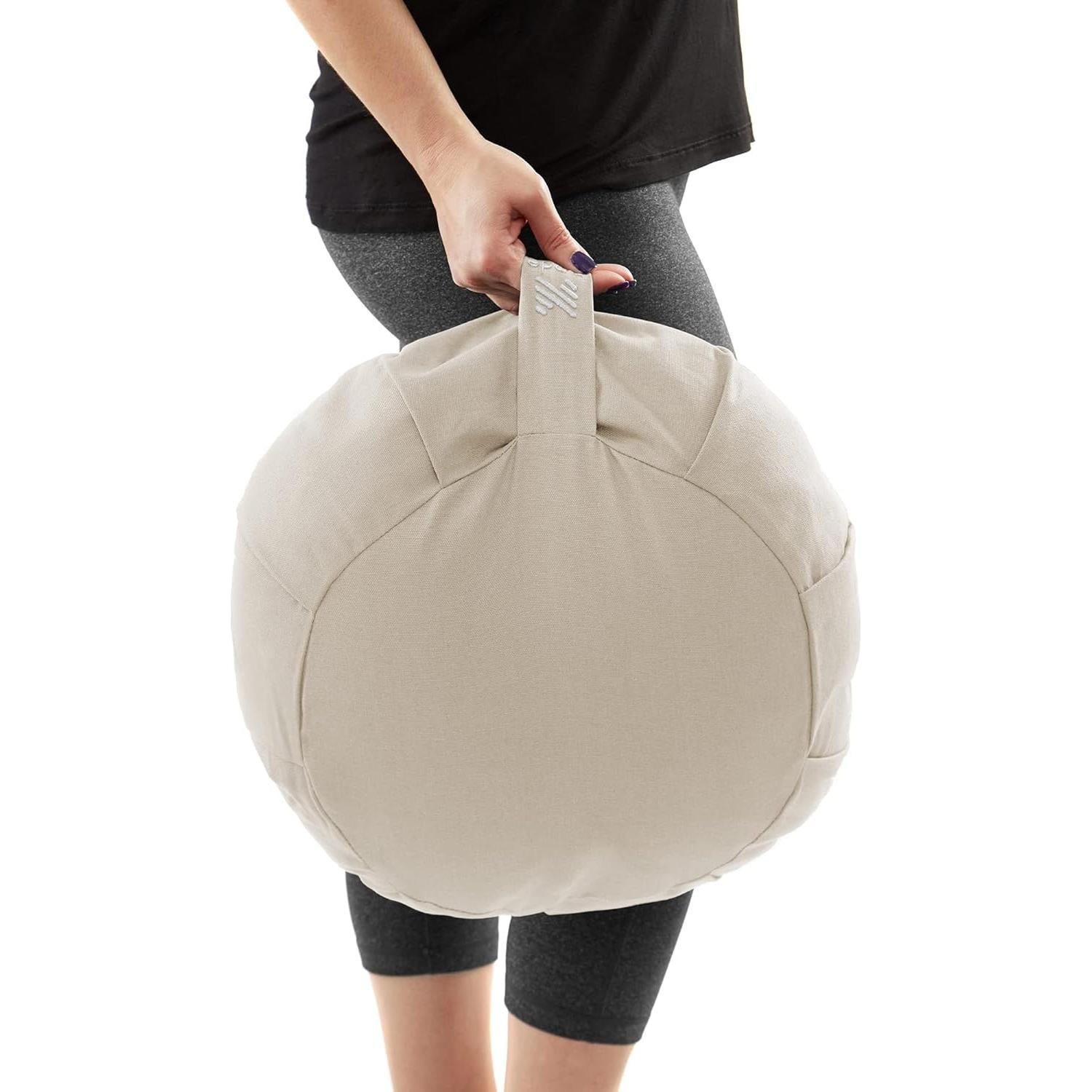 Cojín de Meditación Zafu Node Fitness 38.1 cm Algodón Orgánico