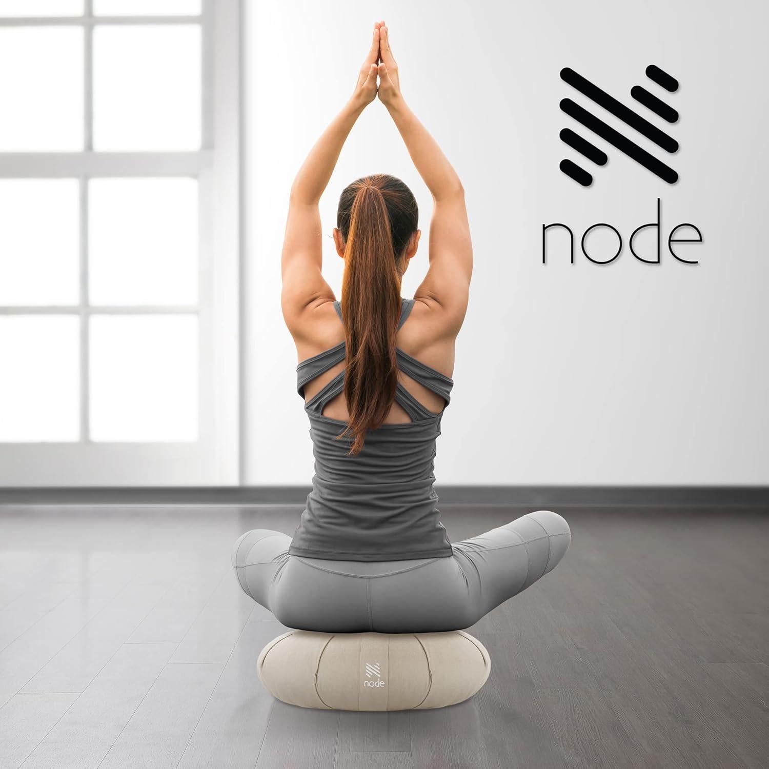 Cojín de Meditación Zafu Node Fitness 38.1 cm Algodón Orgánico