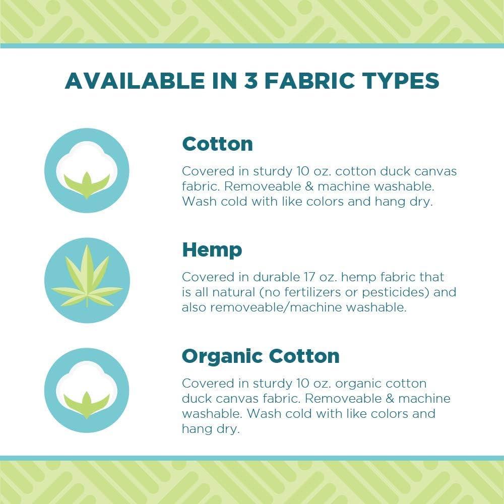 Conjunto de Cojín de Meditación Zafu y Zabuton Bean Products