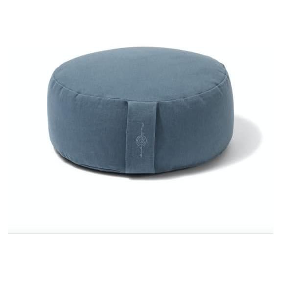 Cojín de Meditación Orgánico Renoo 38 cm Redondo Verde Azulado