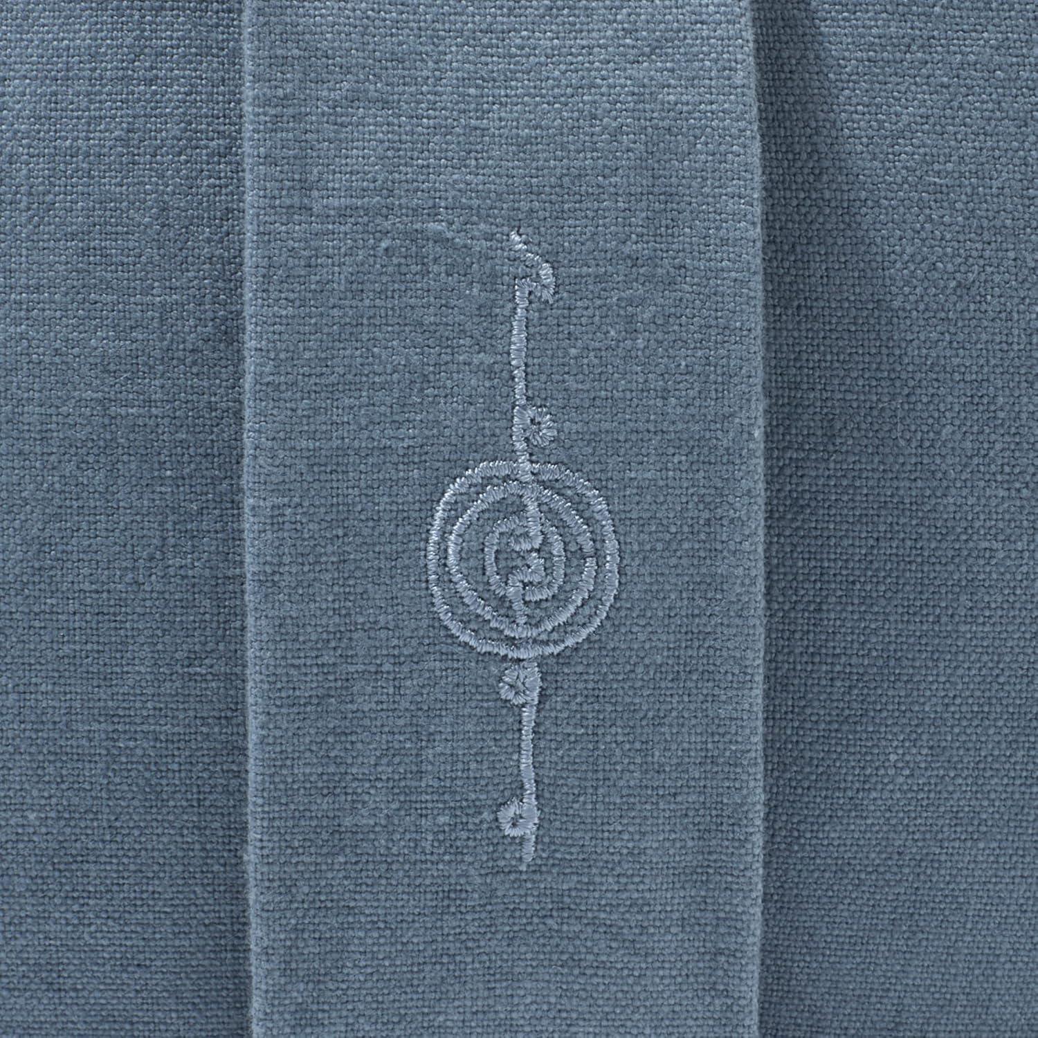 Cojín de Meditación Orgánico Renoo 38 cm Redondo Verde Azulado