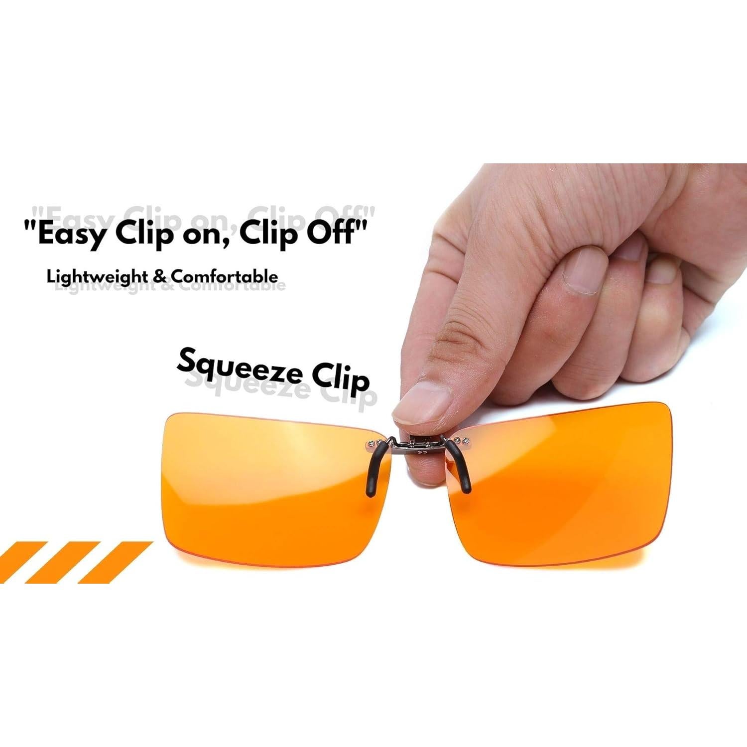 Gafas Clip-On Bloqueadoras de Luz Azul Vyzia para Dormir