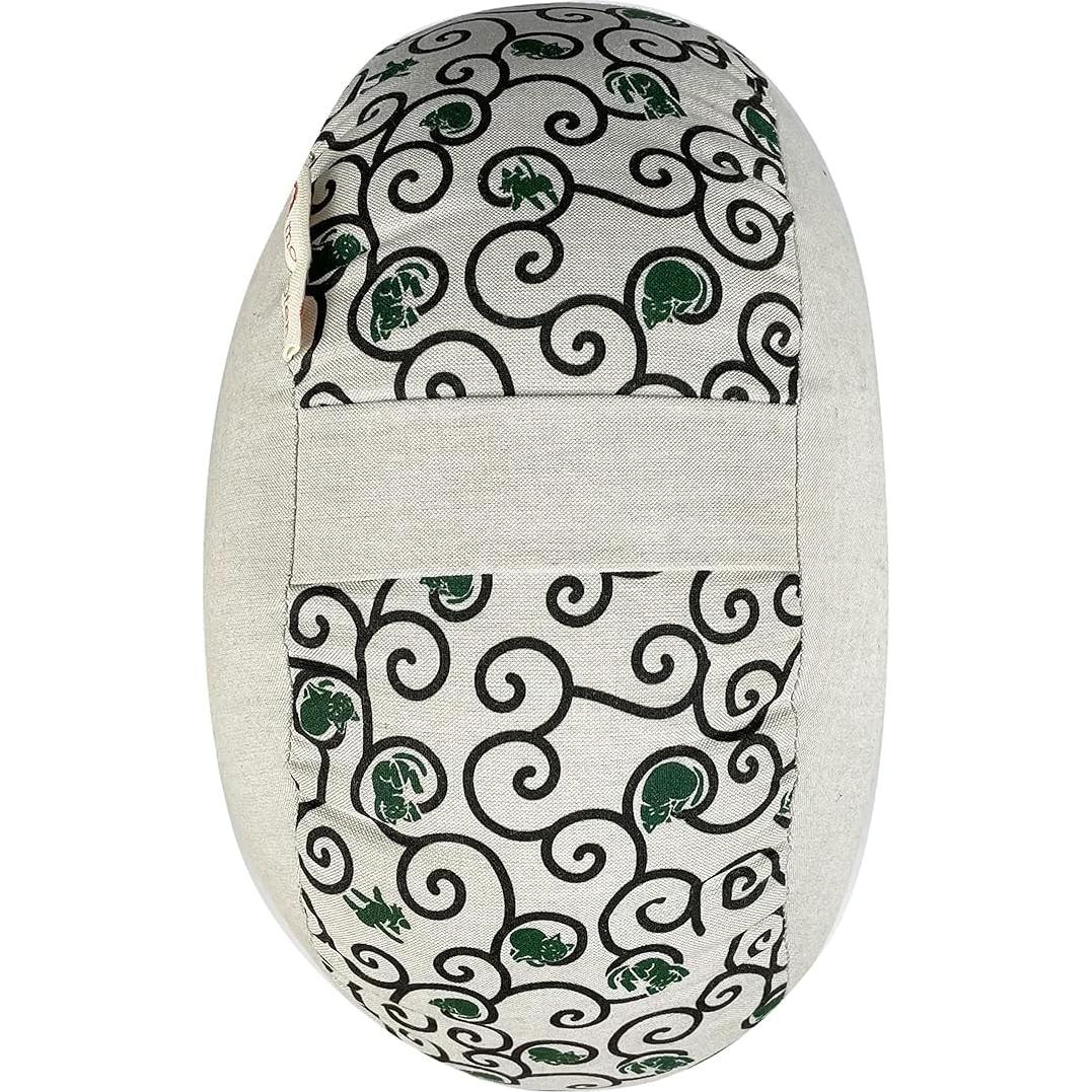 Cojín Zafu para Meditación Zen Dungaree Beige 28 cm