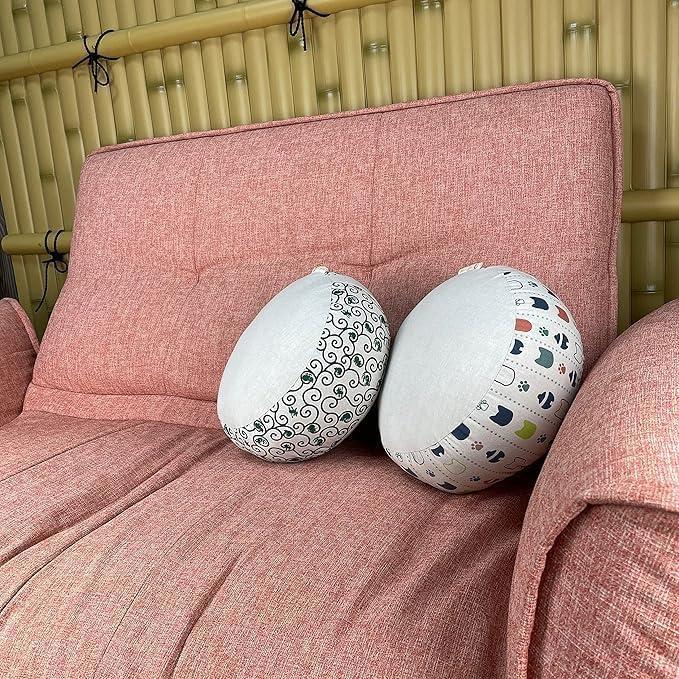 Cojín Zafu para Meditación Zen Dungaree Beige 28 cm