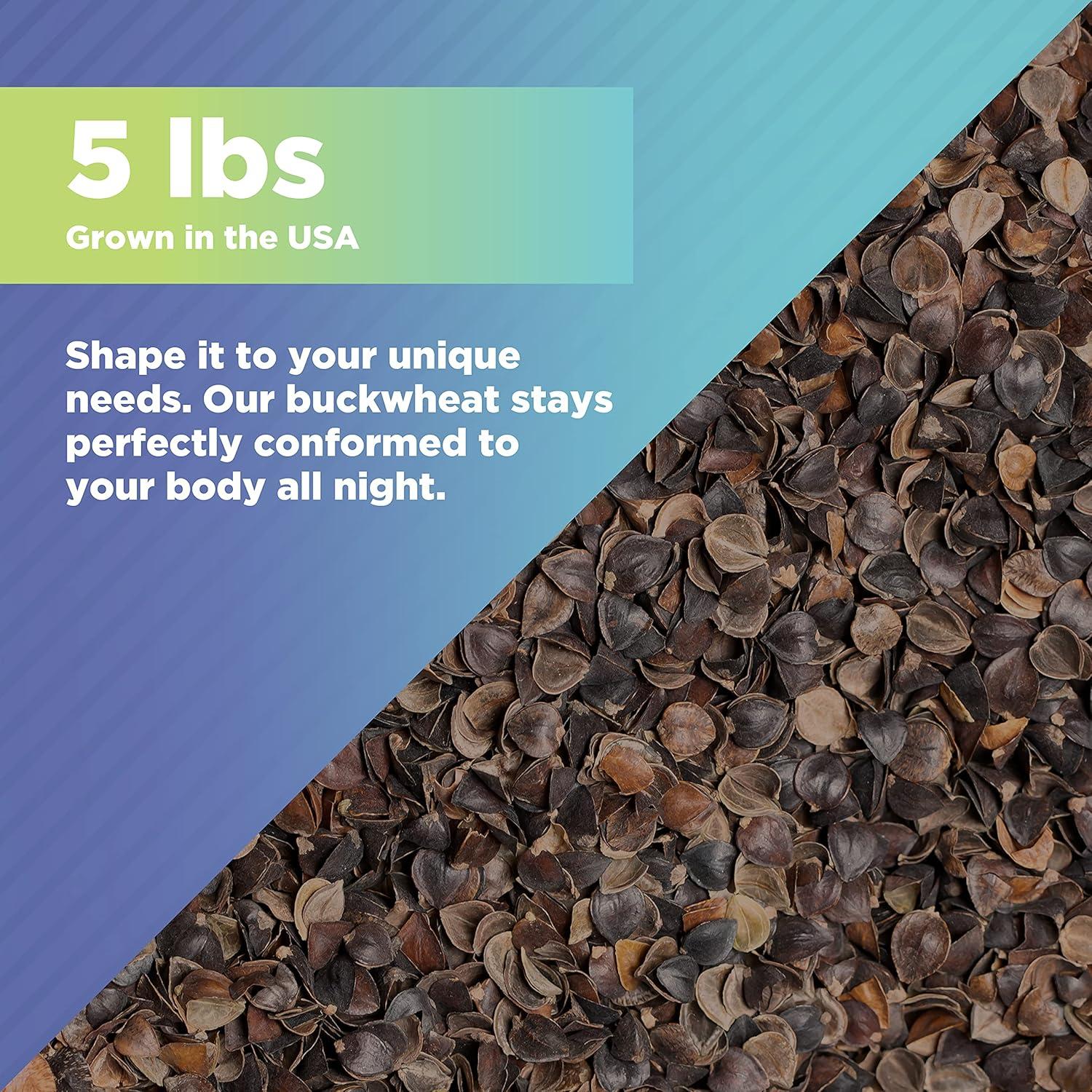 Relleno de Cáscaras de Trigo Sarraceno Orgánico Bean Products 2.27 kg