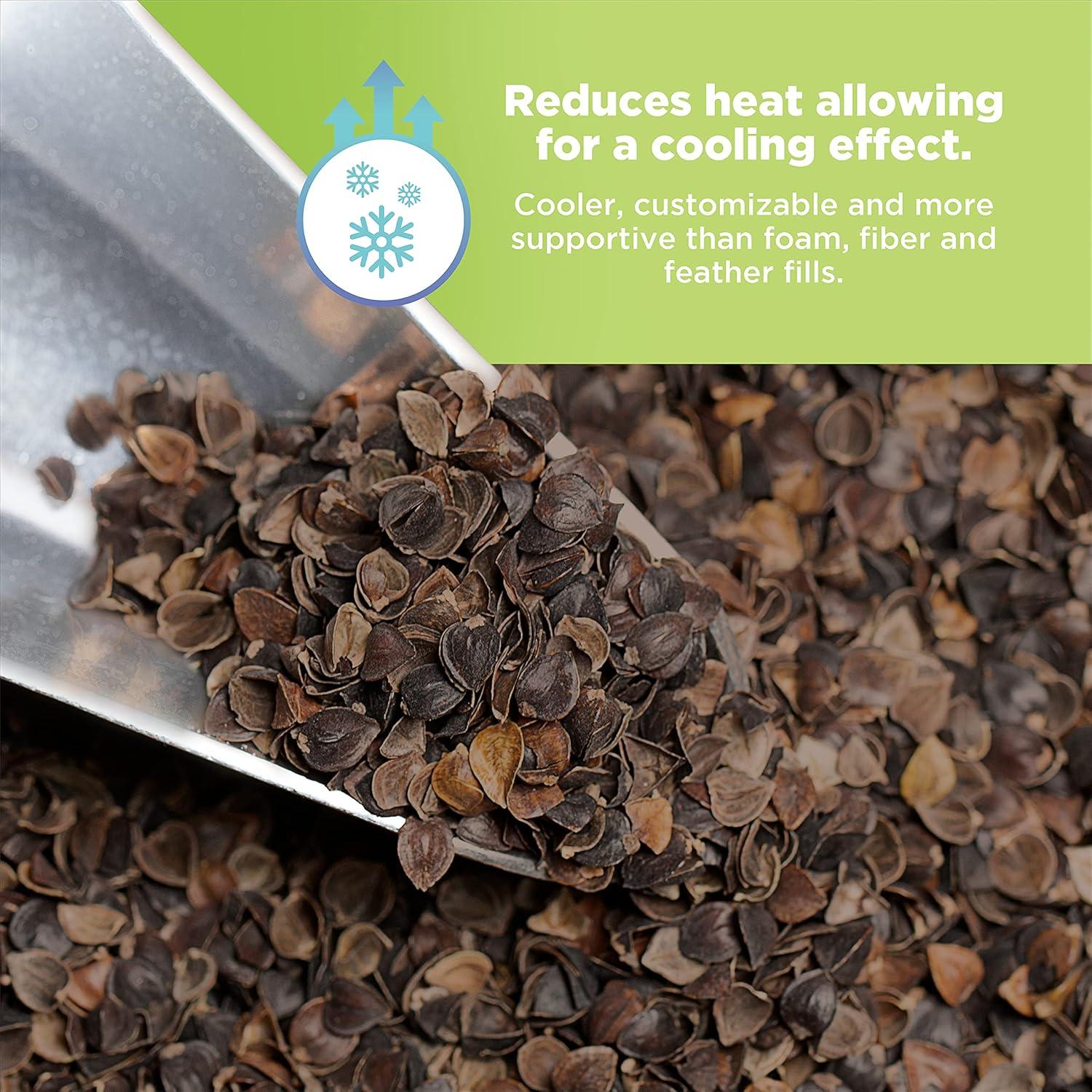 Relleno de Cáscaras de Trigo Sarraceno Orgánico Bean Products 2.27 kg